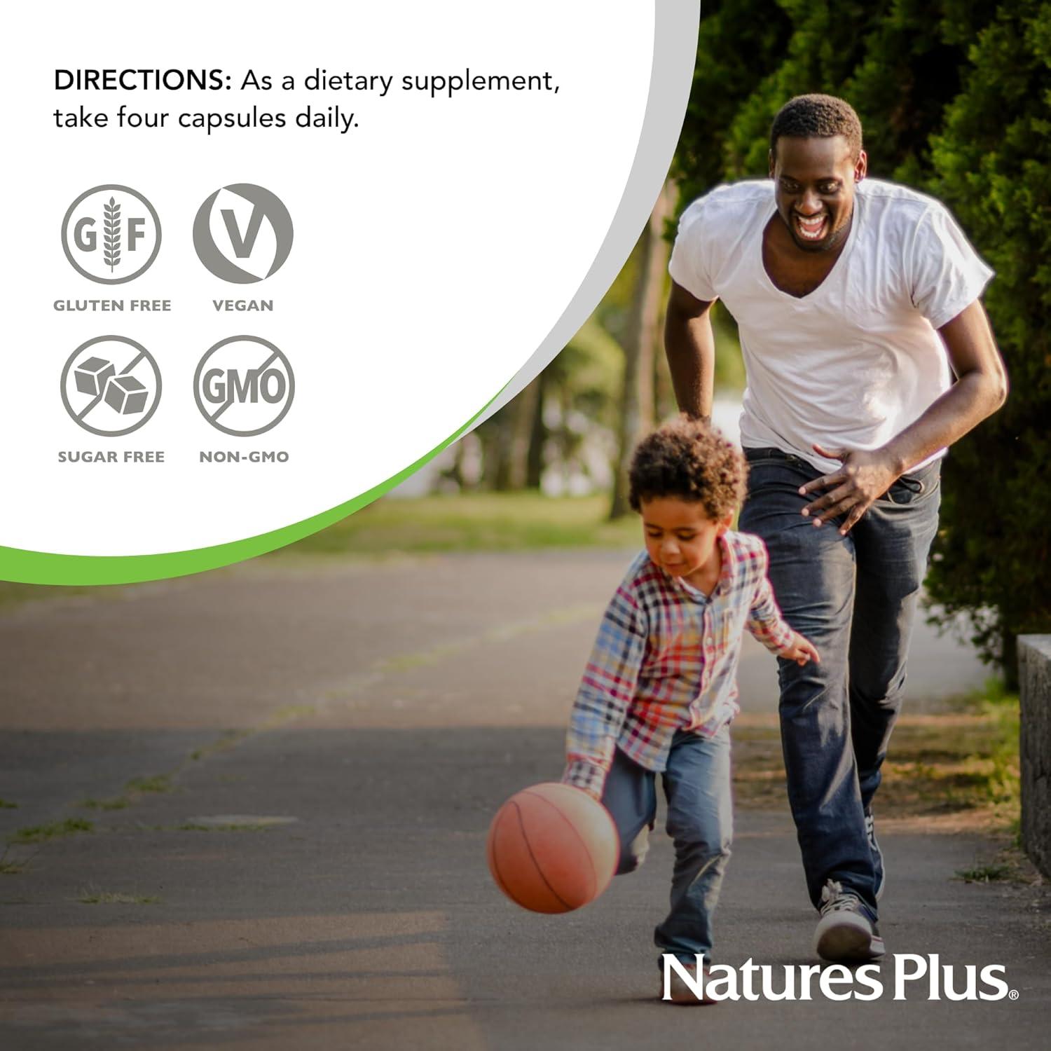 Suplemento de Magnesio Glicinato NaturesPlus - 90 Cápsulas Veganas - Relajación Natural