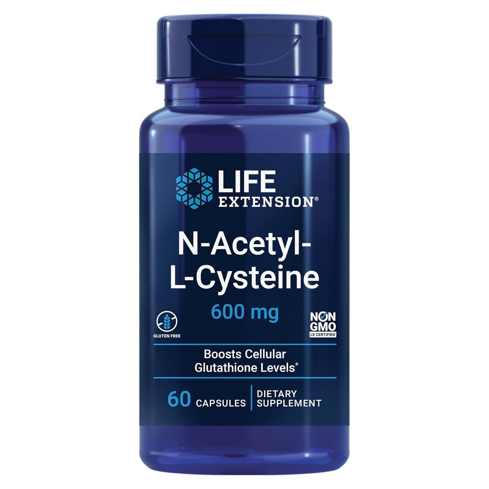 Paquete de Suplementos Life Extension: Bromelina 60 Tabletas + NAC 60 Cápsulas