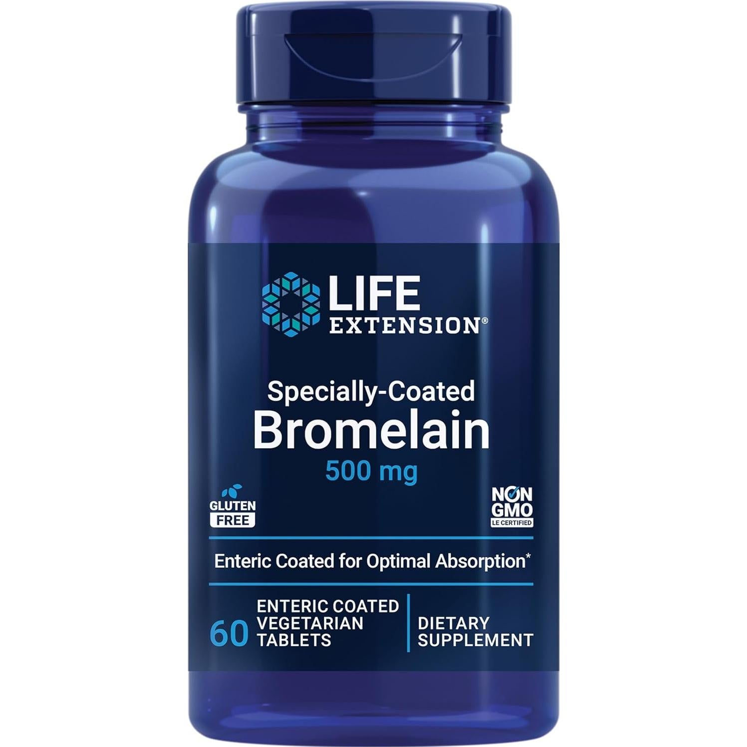 Paquete de Suplementos Life Extension: Bromelina 60 Tabletas + NAC 60 Cápsulas