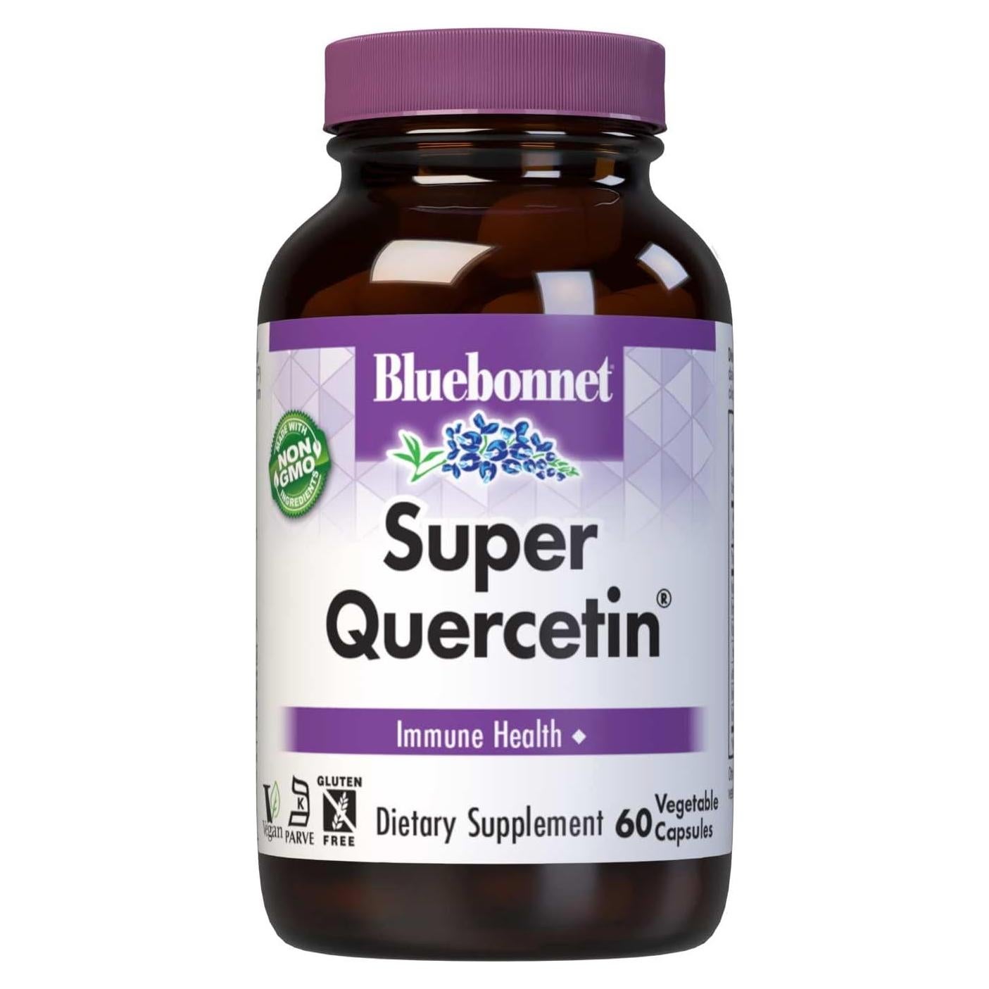 Cápsulas Vegetales Super Quercetina Bluebonnet 60 Unidades