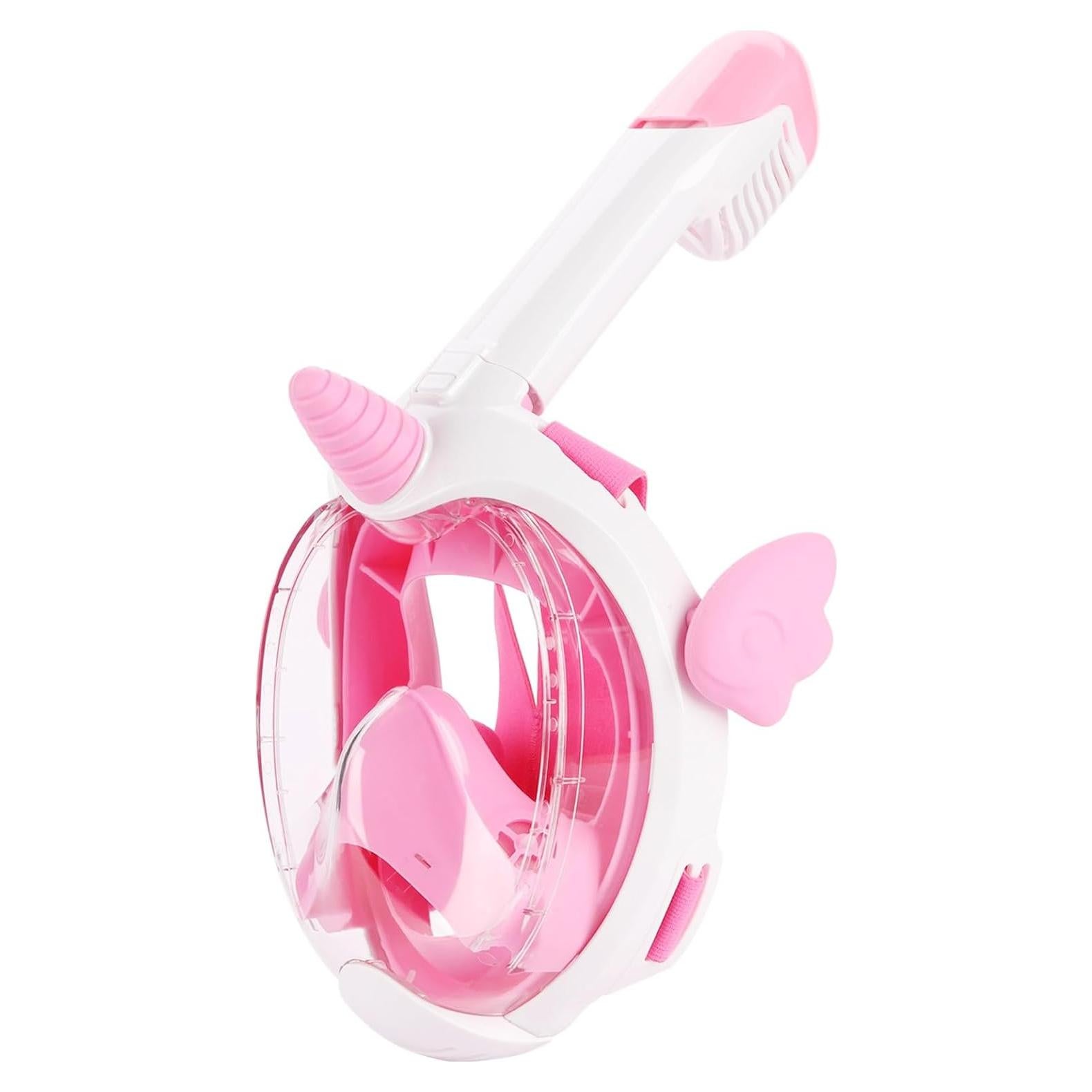 Máscara de Snorkel Vitare para Niños Rosa 180° Antifugas