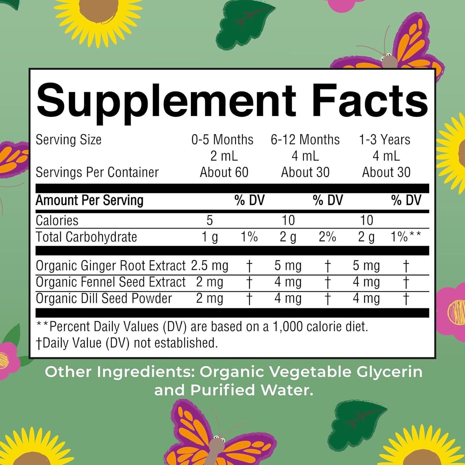 Agua de Gripe Orgánica MaryRuth's para Bebés 118 ml