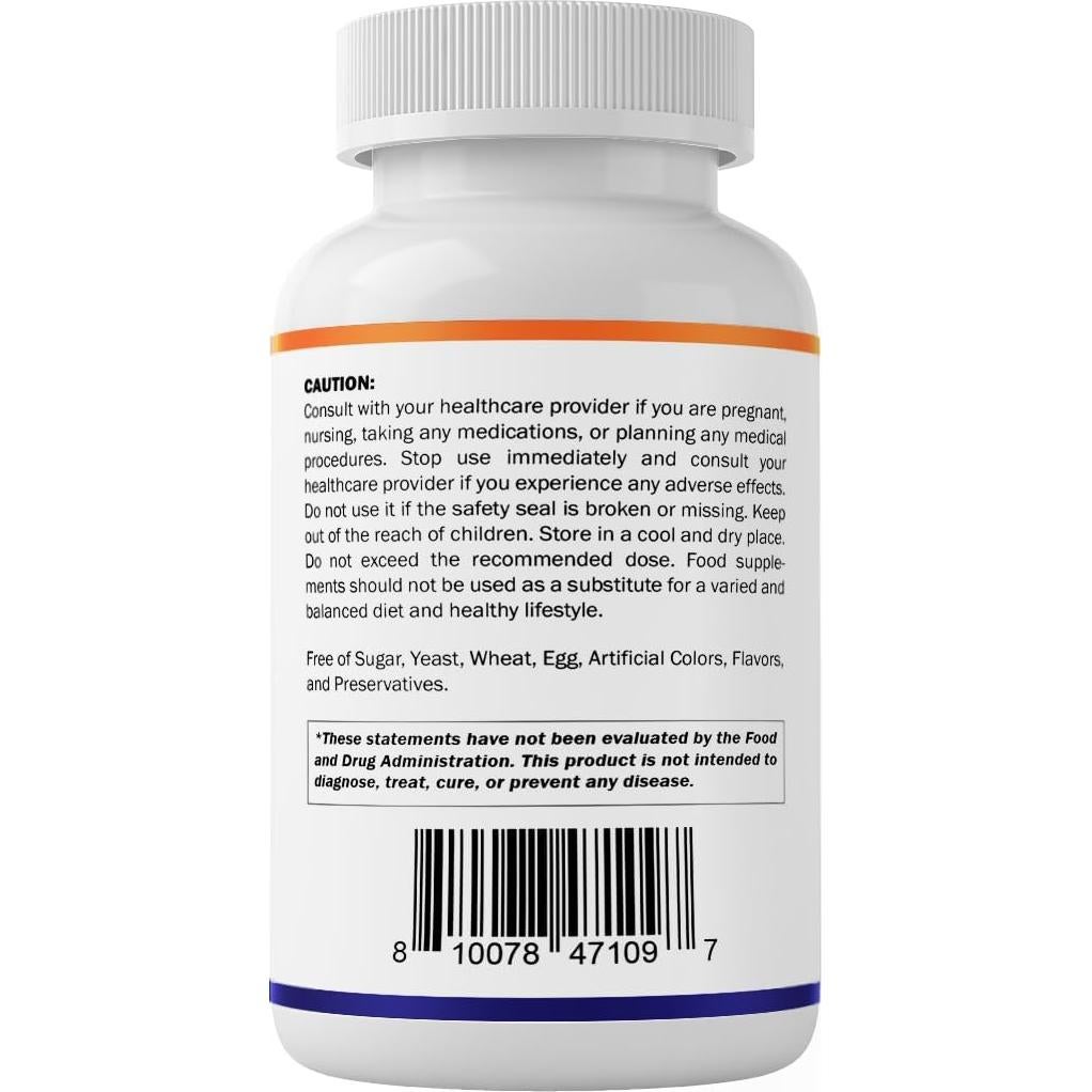 Vitamatic Zinc Quercetin 120 Cápsulas Vegetarianas 30mg Zinc 500mg Quercetina