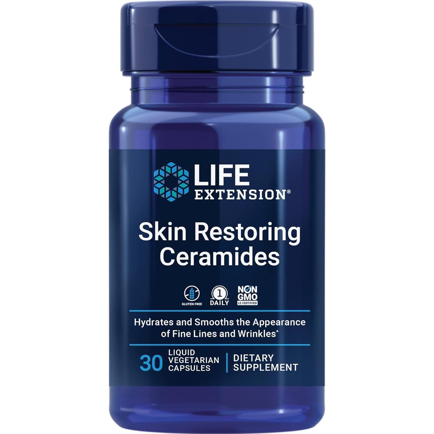 Fórmula de Colágeno Plus y Ceramidas Life Extension 30 Cápsulas
