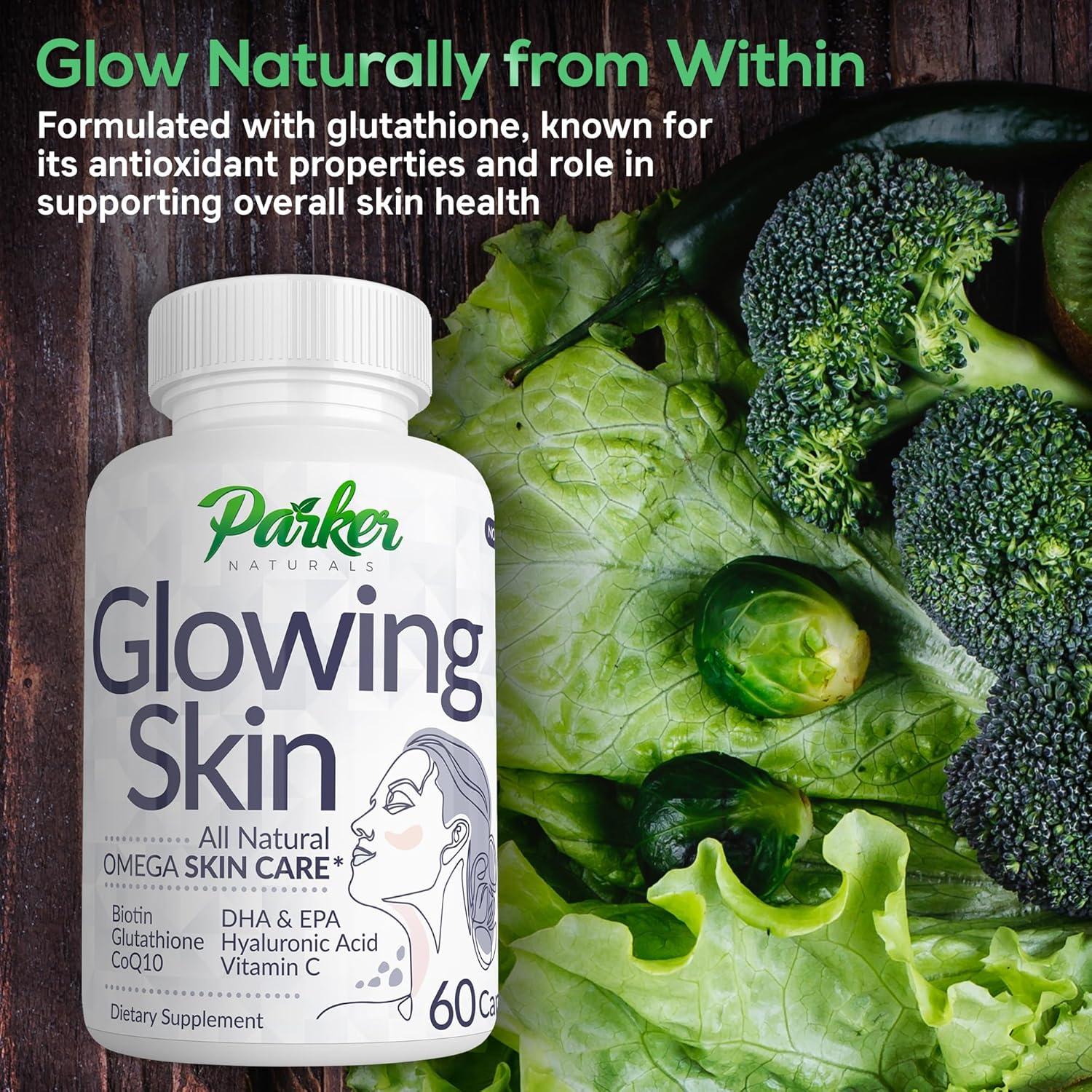 Suplemento Piel Radiante Parker Naturals 60 Cápsulas