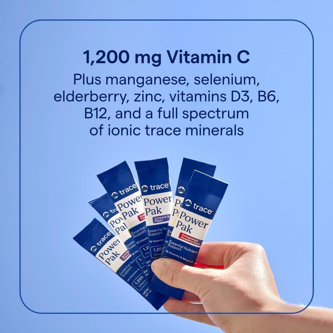 Suplemento de Hidratación Trace Minerals PowerPak Plus Limón - 30 Porciones