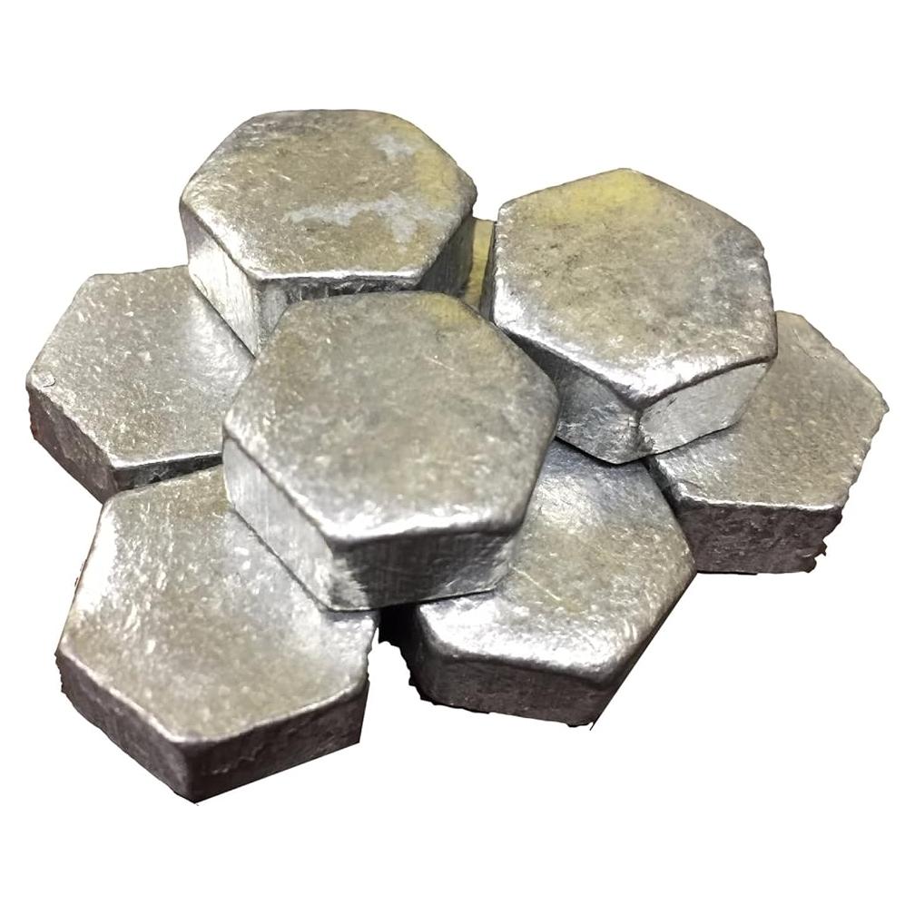 Zinc Puro 99.99% 100 Gramos en 4 Piezas para Coleccionistas