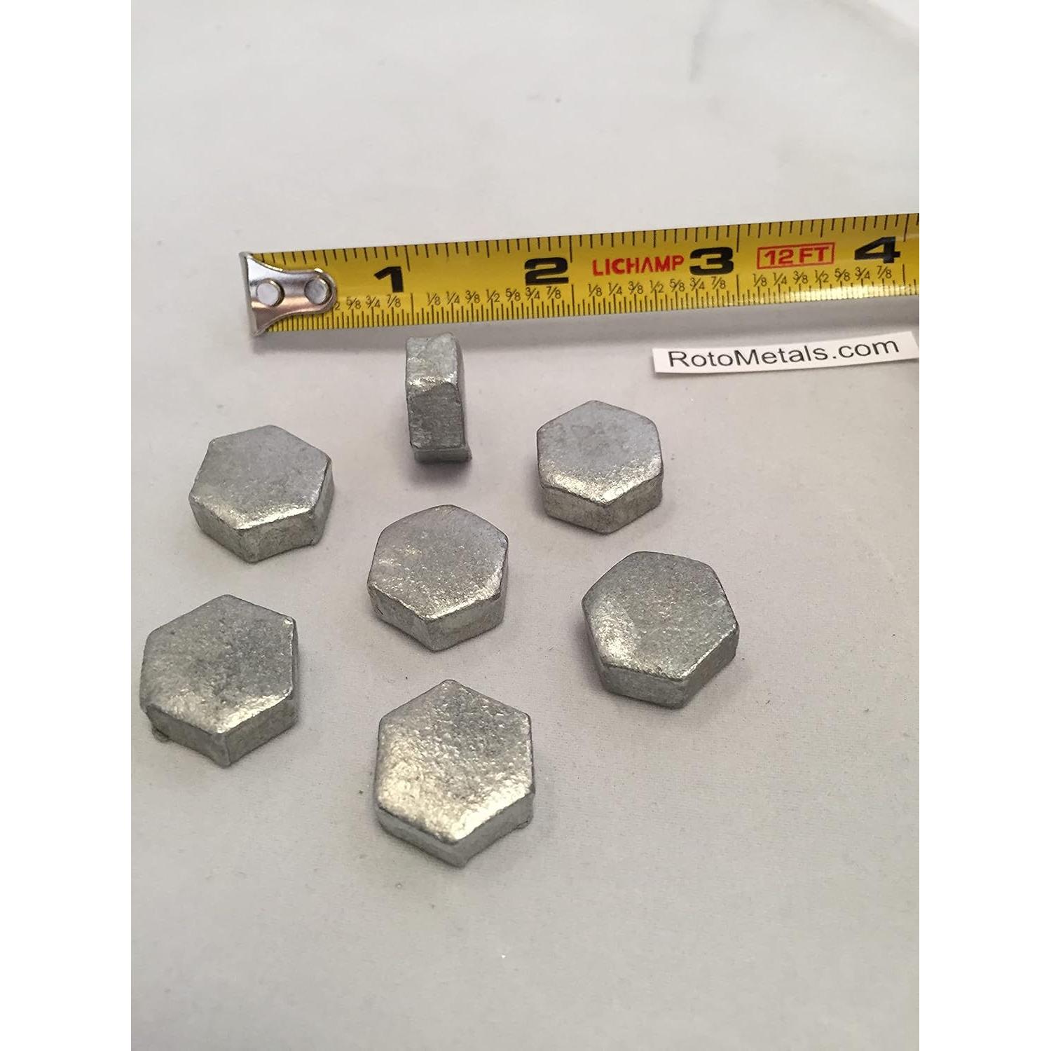 Zinc Puro 99.99% 100 Gramos en 4 Piezas para Coleccionistas