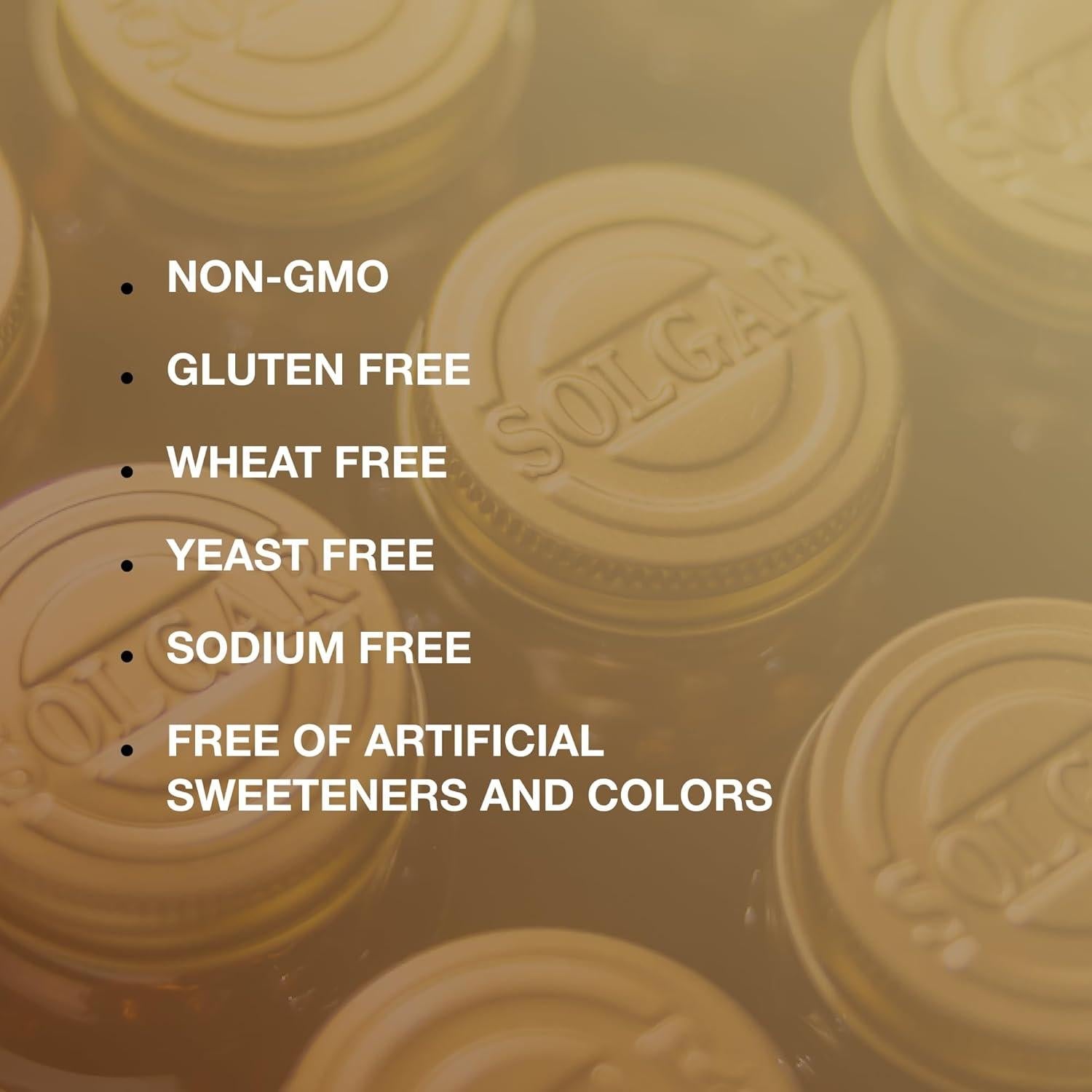 Suplemento de Calcio Masticable Solgar 500 mg - 3 Paquetes de 120 Wafers - Vegano y Libre de Gluten