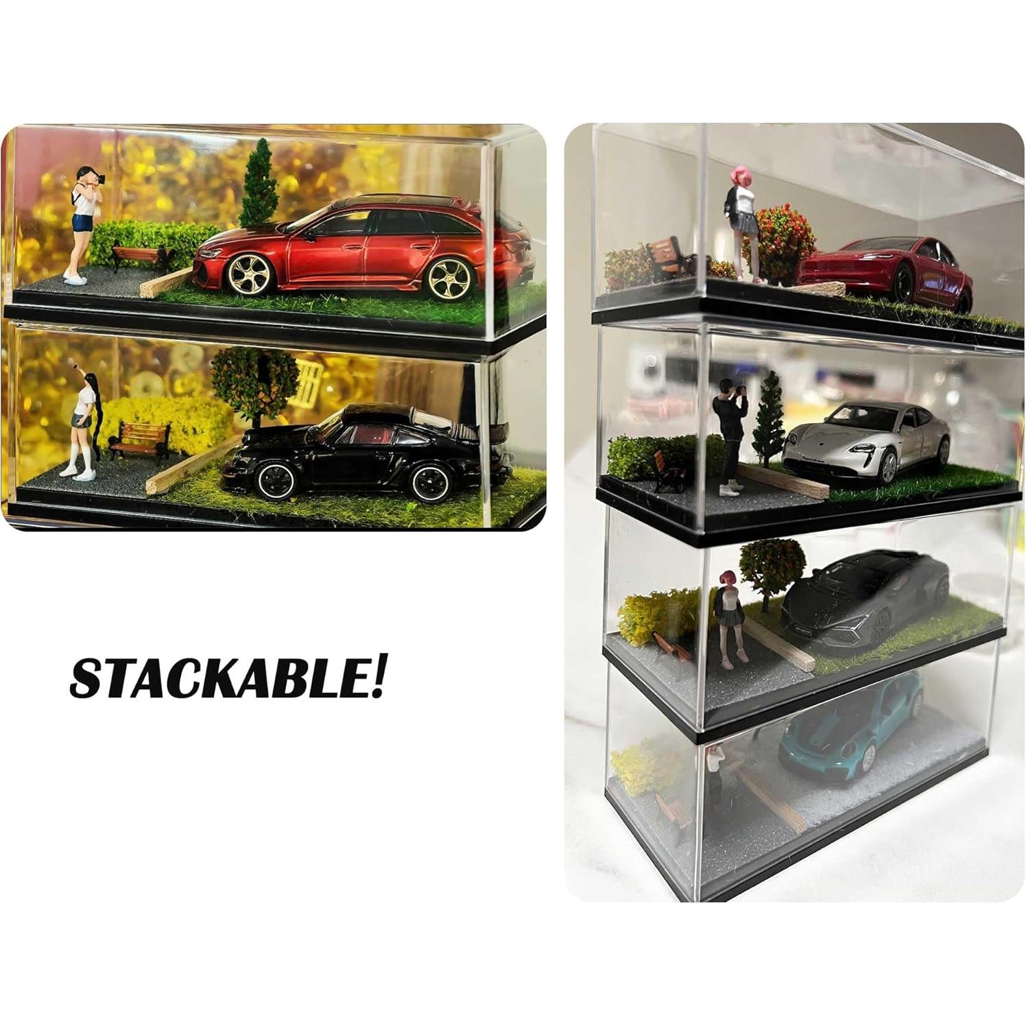 Diorama Callejero 1:64 Otypus - Estuche de Exhibición 4 Estaciones