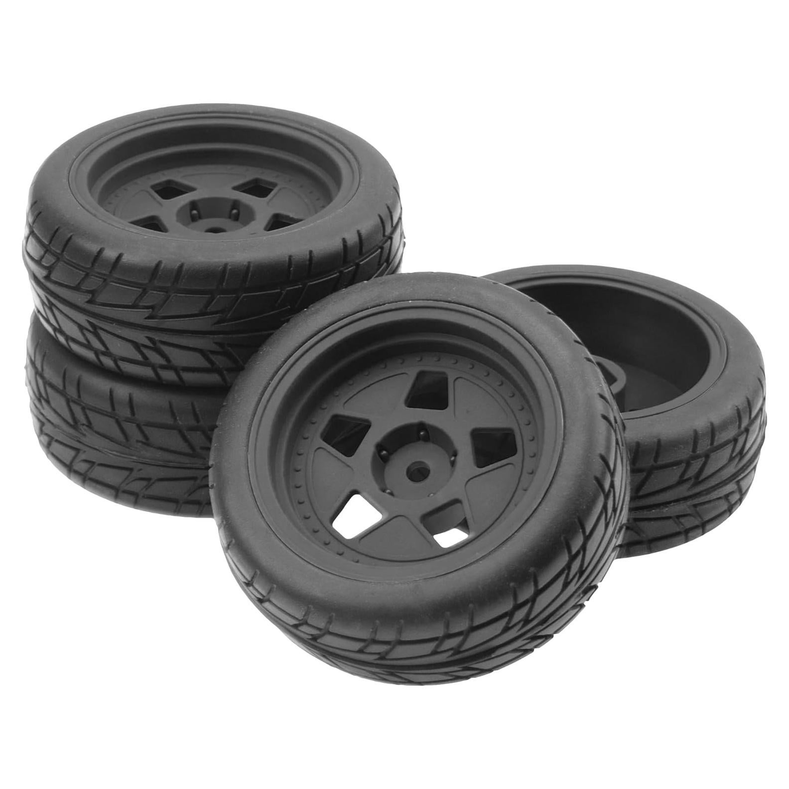 Llantas de Nylon y Neumáticos de Caucho ShareGoo 70mm RC 1/10