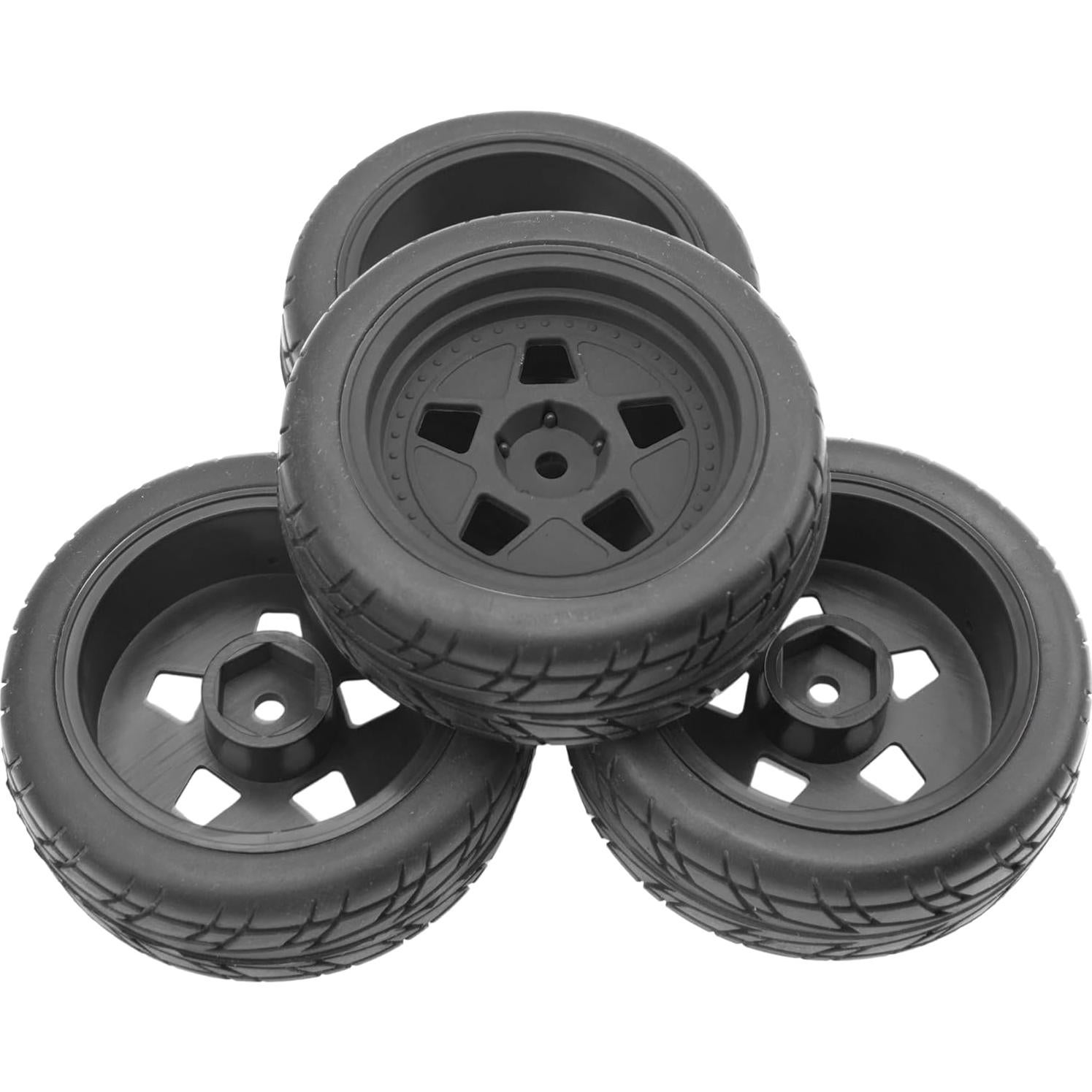 Llantas de Nylon y Neumáticos de Caucho ShareGoo 70mm RC 1/10