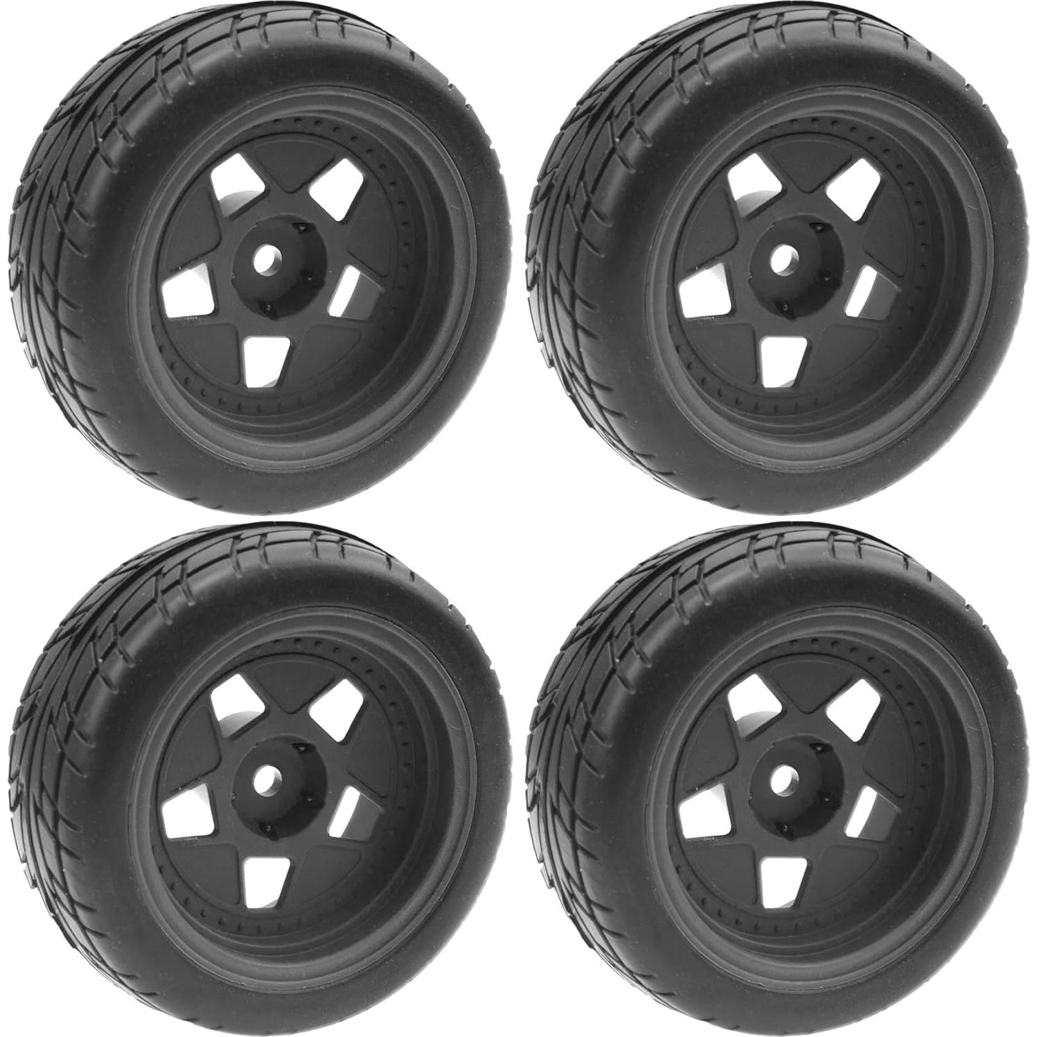 Llantas de Nylon y Neumáticos de Caucho ShareGoo 70mm RC 1/10