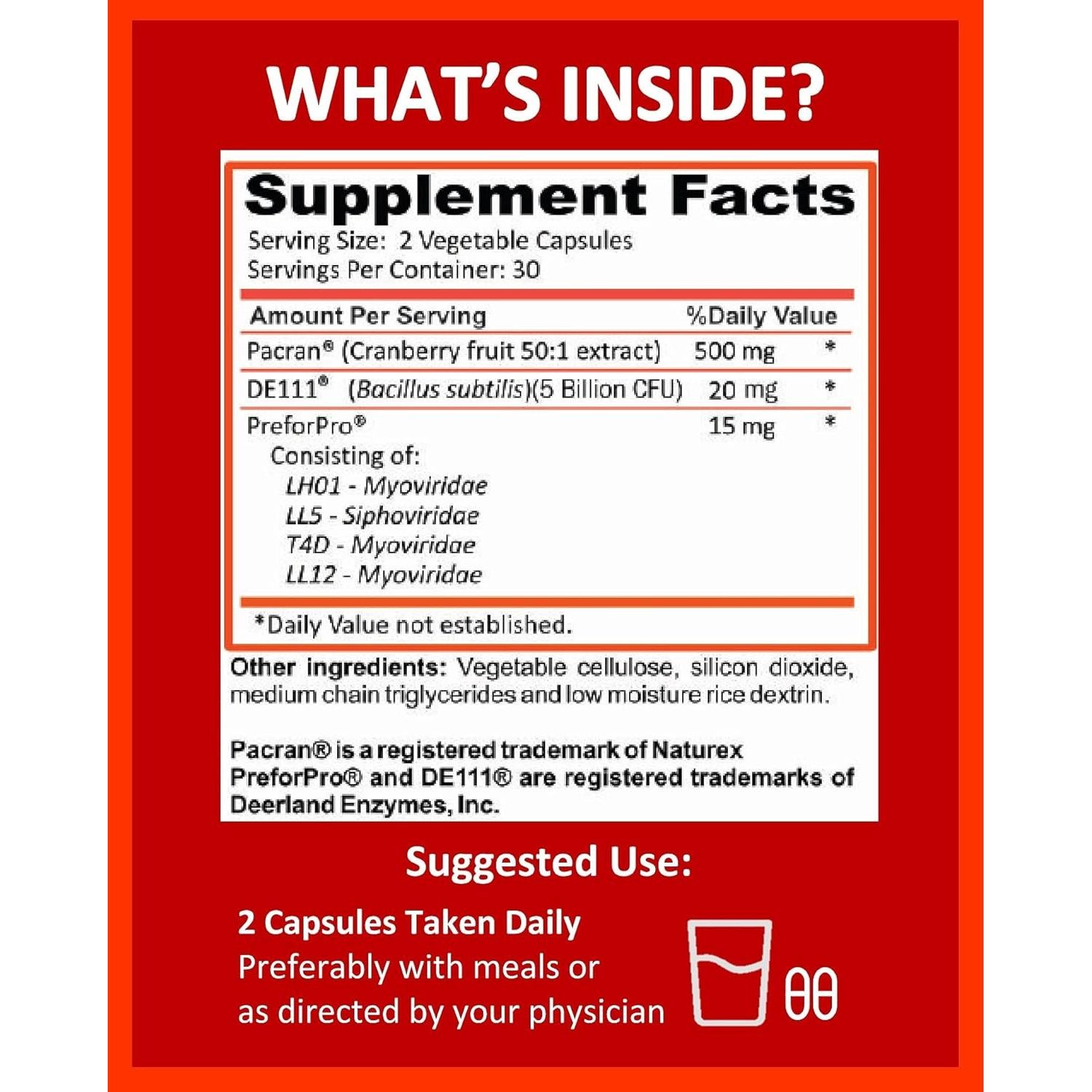 Suplemento Urinario Potent Garden 60 Caps - Arándano Probiotico