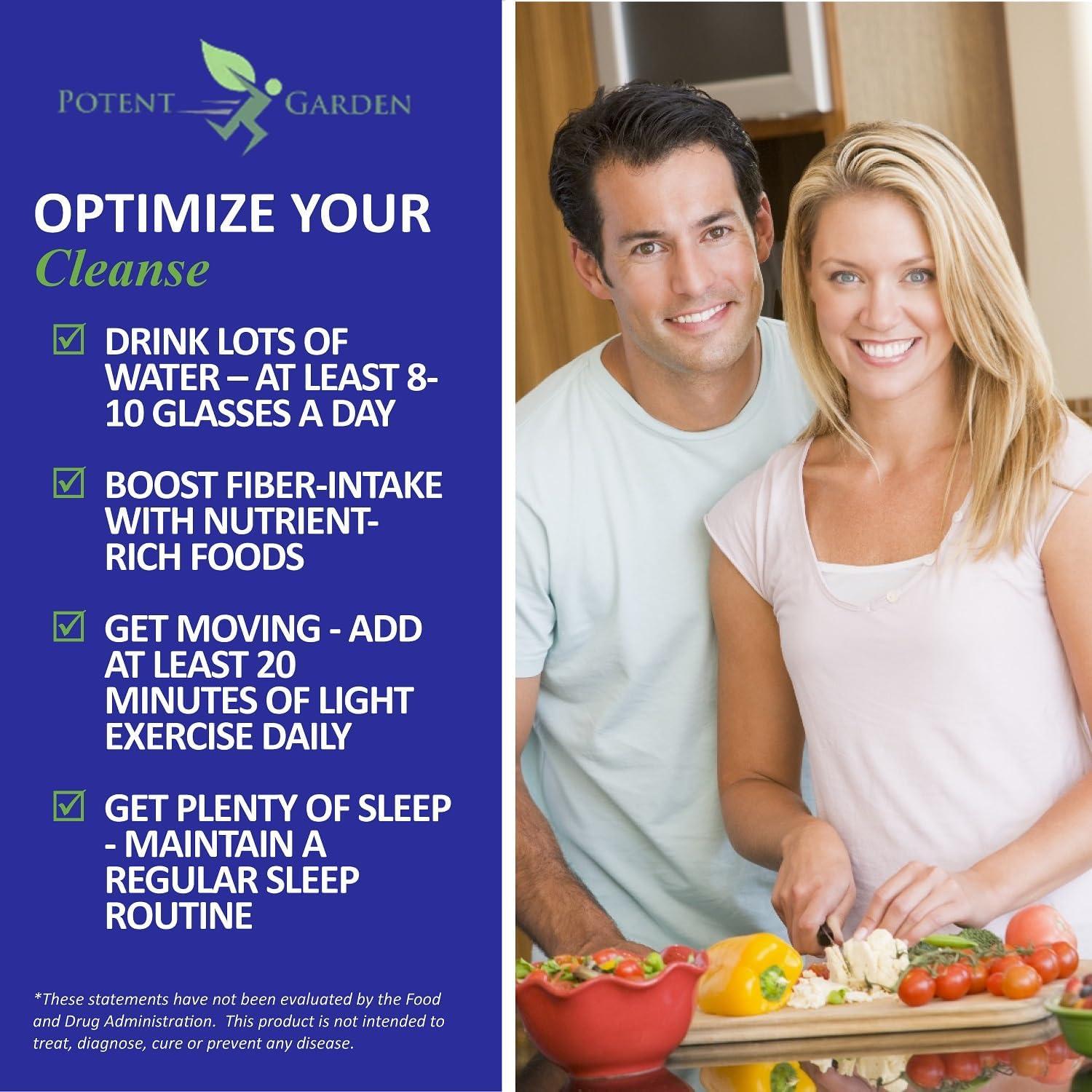 Cápsulas de Limpieza del Colon Potent Garden 30 Unidades