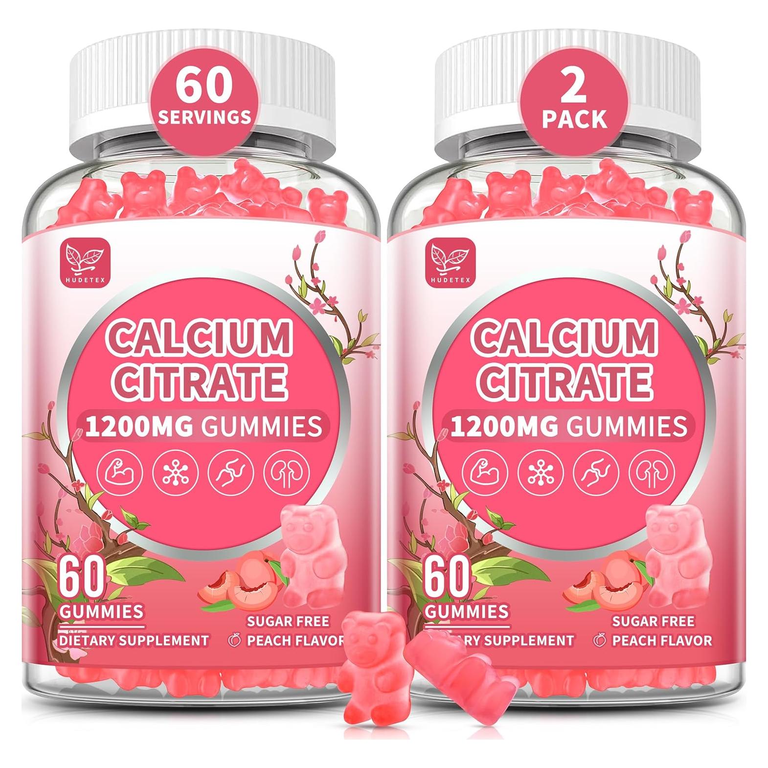 Gominolas de Citrato de Calcio 1200 mg Hudetex - 60 Unidades