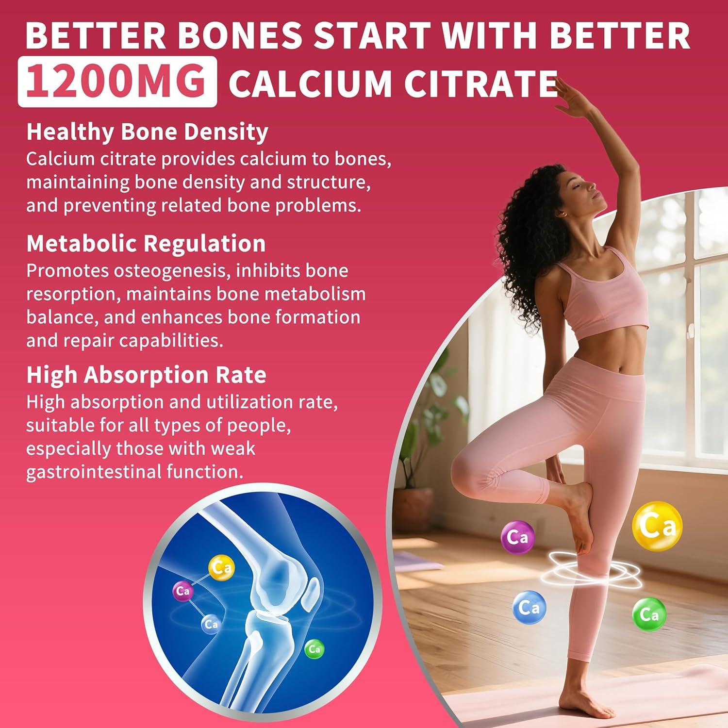 Gominolas de Citrato de Calcio 1200 mg Hudetex - 60 Unidades