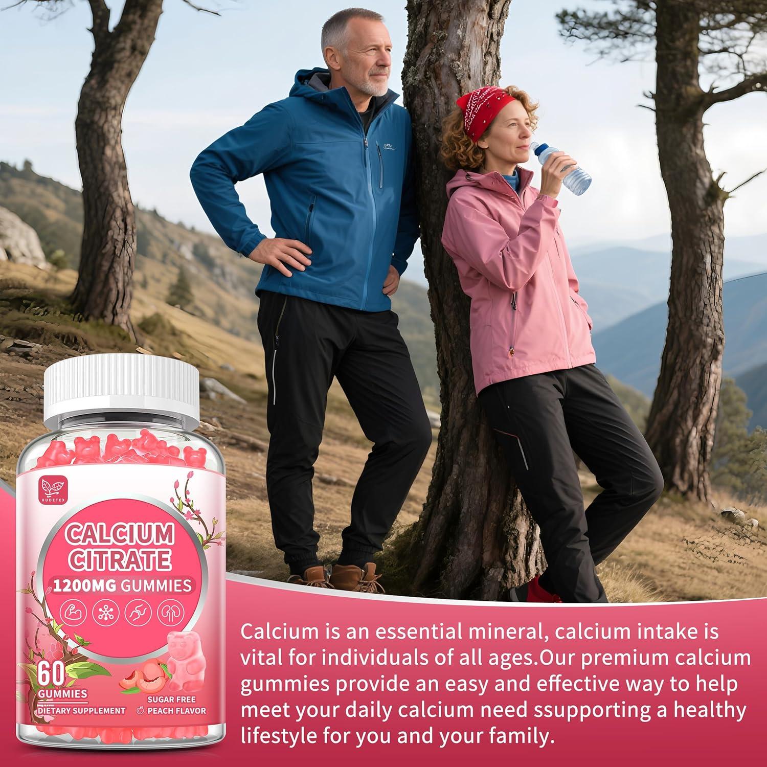 Gominolas de Citrato de Calcio 1200 mg Hudetex - 60 Unidades