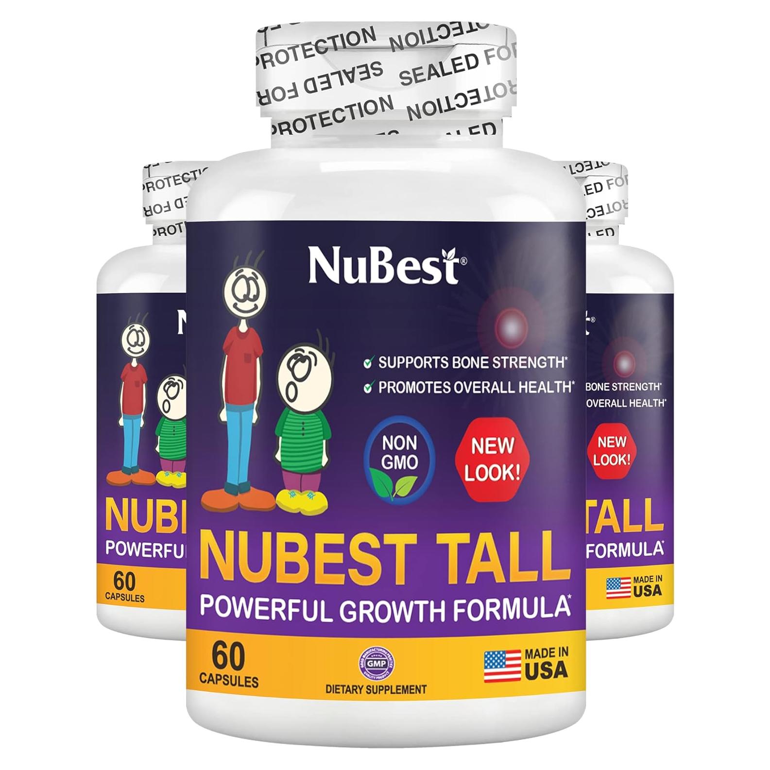 NuBest Tall | Suplemento de Crecimiento para Niños 5+ | Paquete 3