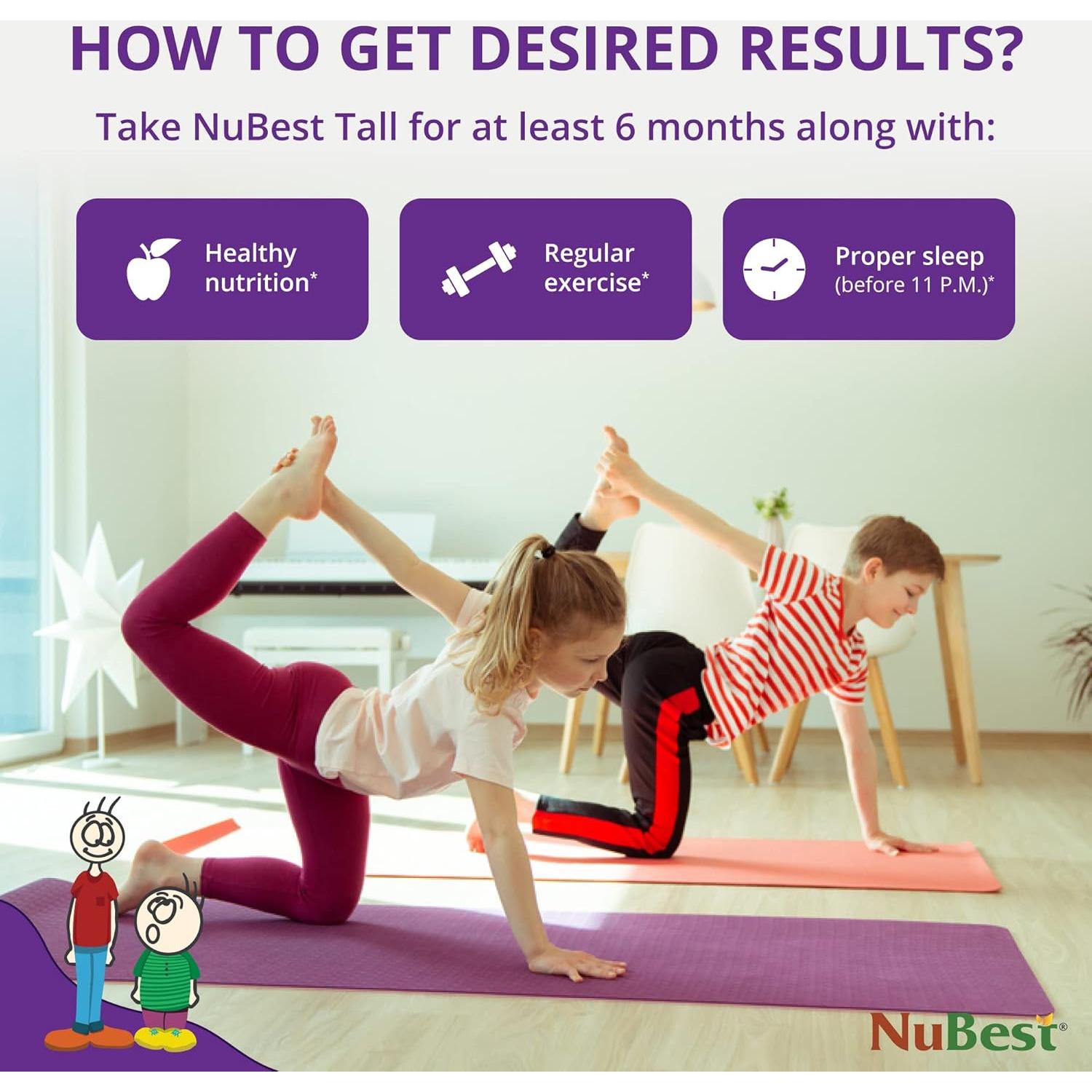 NuBest Tall | Suplemento de Crecimiento para Niños 5+ | Paquete 3