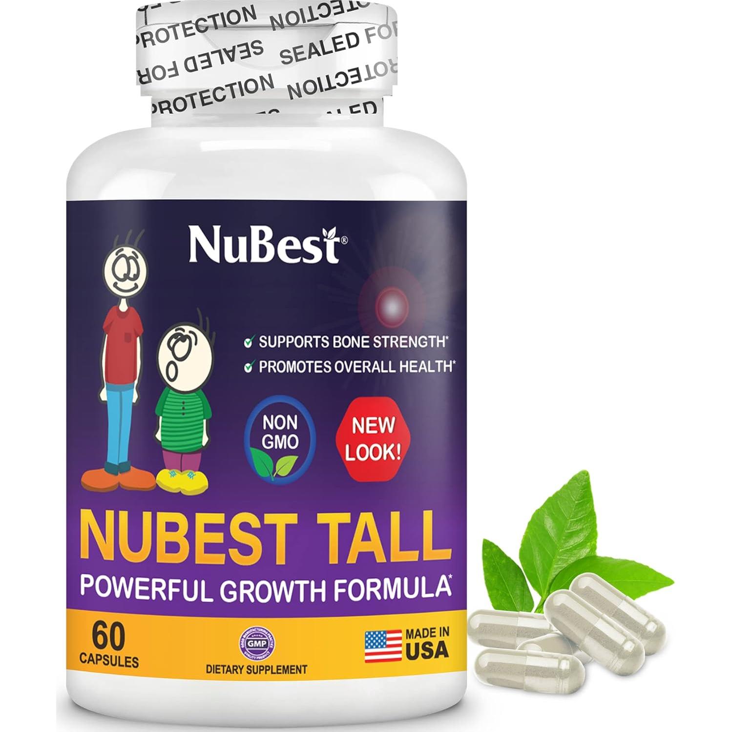 NuBest Tall | Suplemento de Crecimiento para Niños 5+ | Paquete 3
