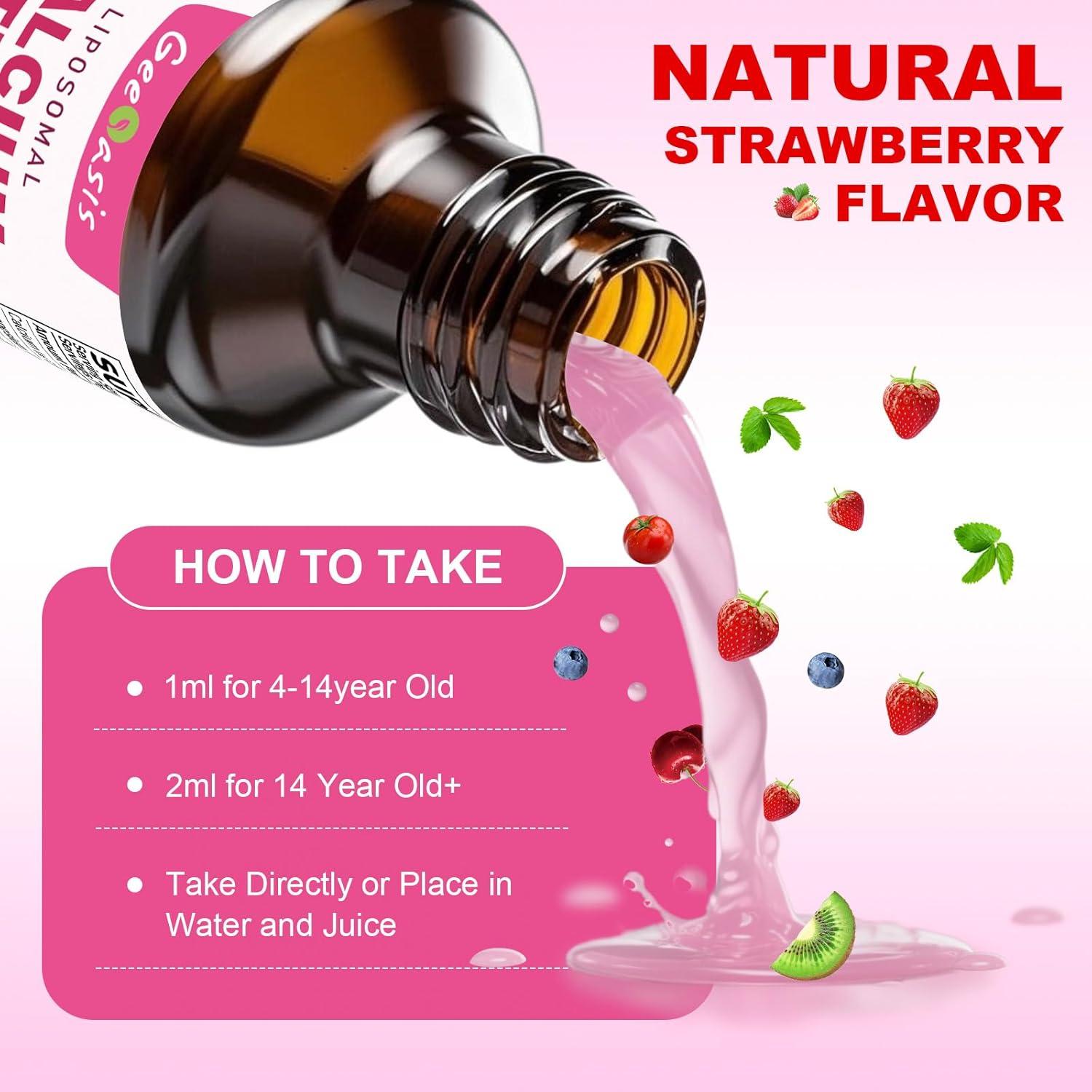 Gotas de Citrato de Calcio Liposomal 1200mg Geeoasis 59.15ml