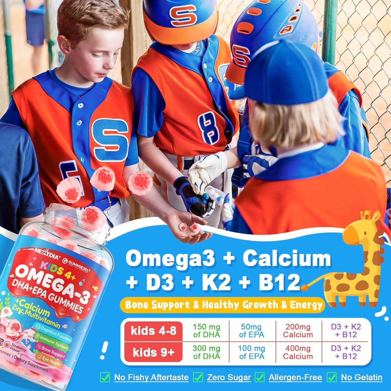 Gominolas Omega 3 Nextdia para Niños con Multivitaminas 230g
