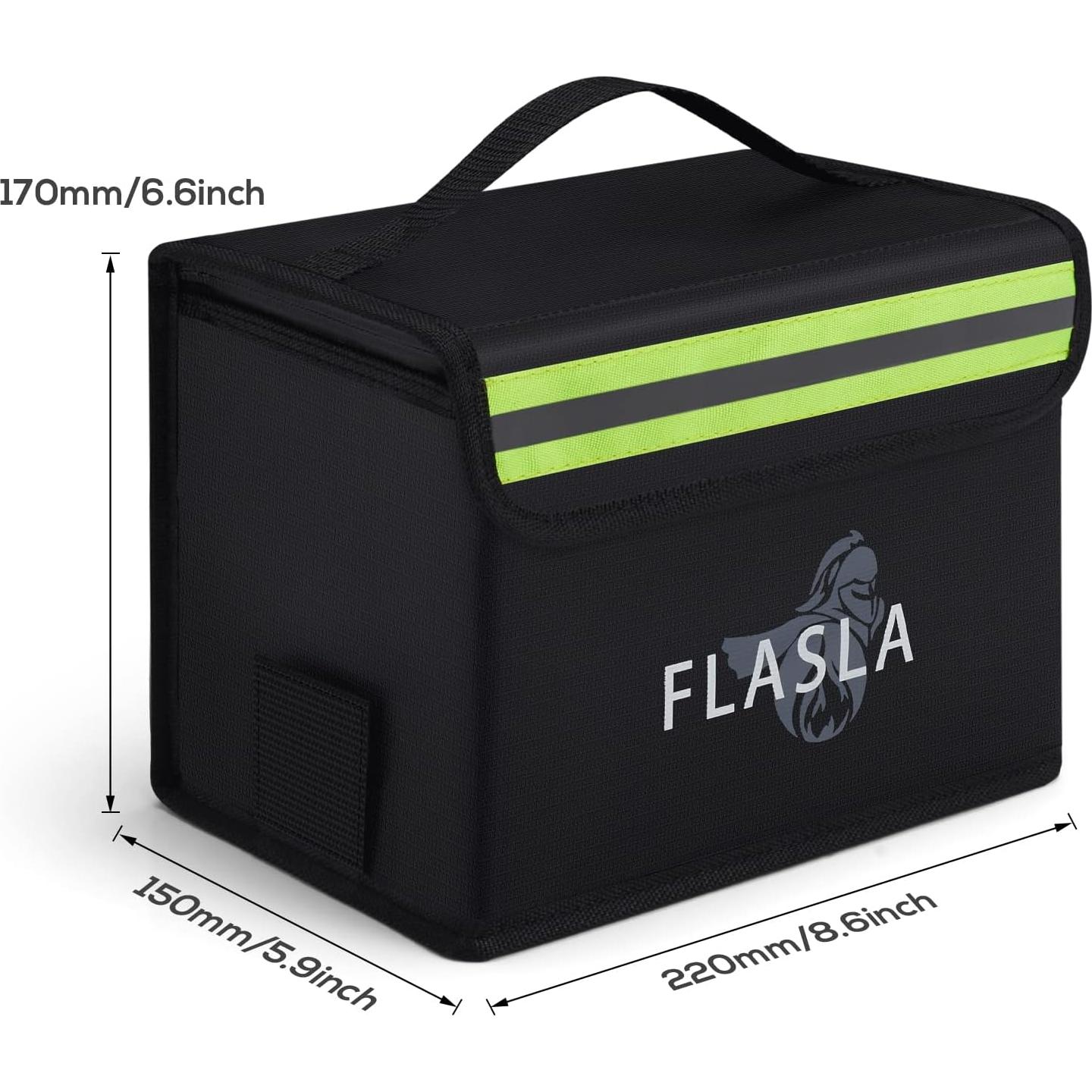 Bolsa a Prueba de Fuego FLASLD para Baterías Lipo 49x11x18cm