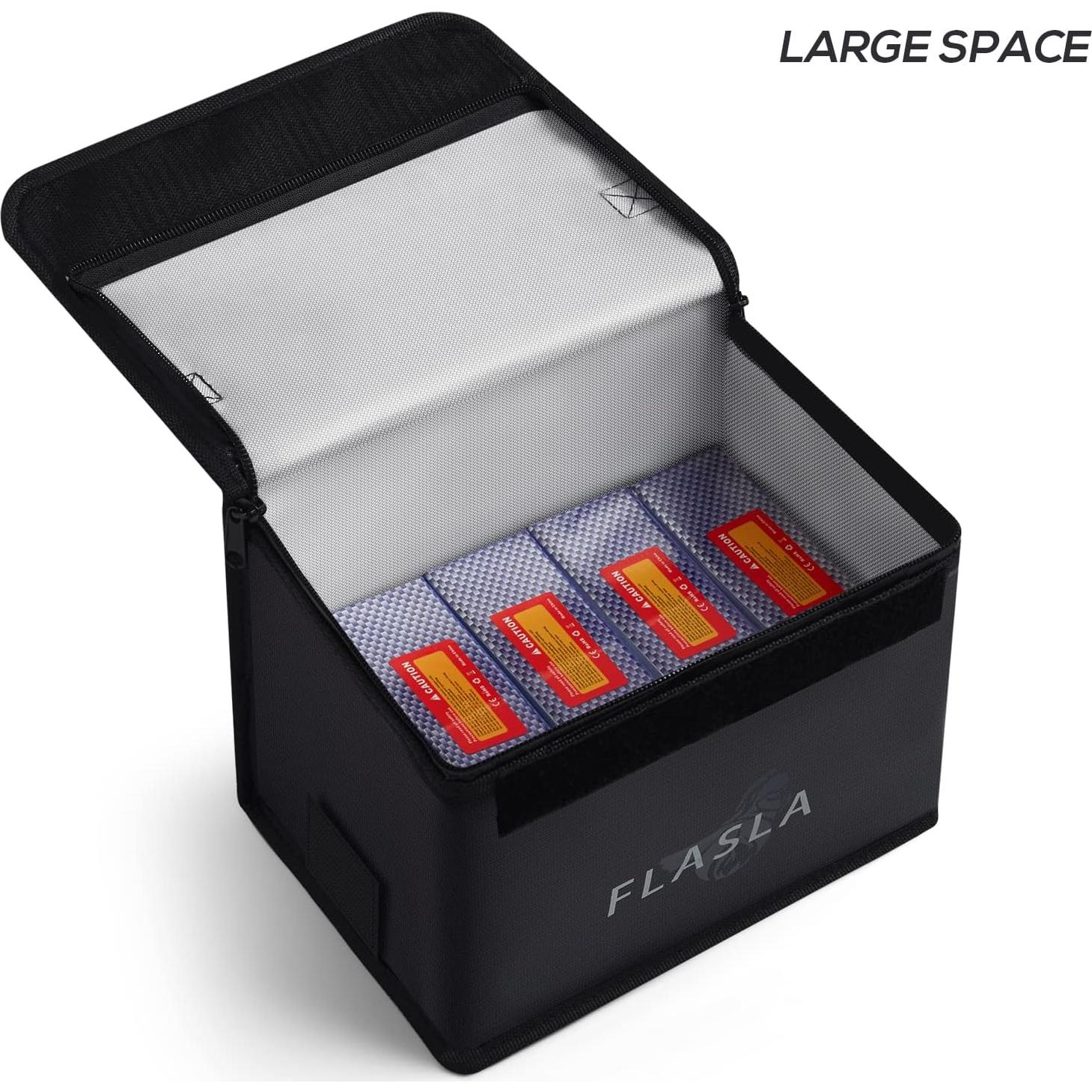 Bolsa a Prueba de Fuego FLASLD para Baterías Lipo 49x11x18cm