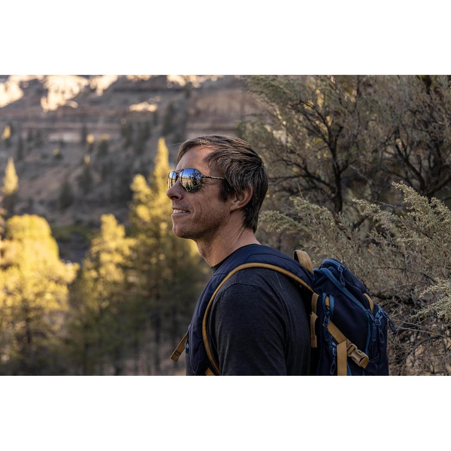 Gafas de Sol Aviador Suncloud Dorado Verde Polarizado