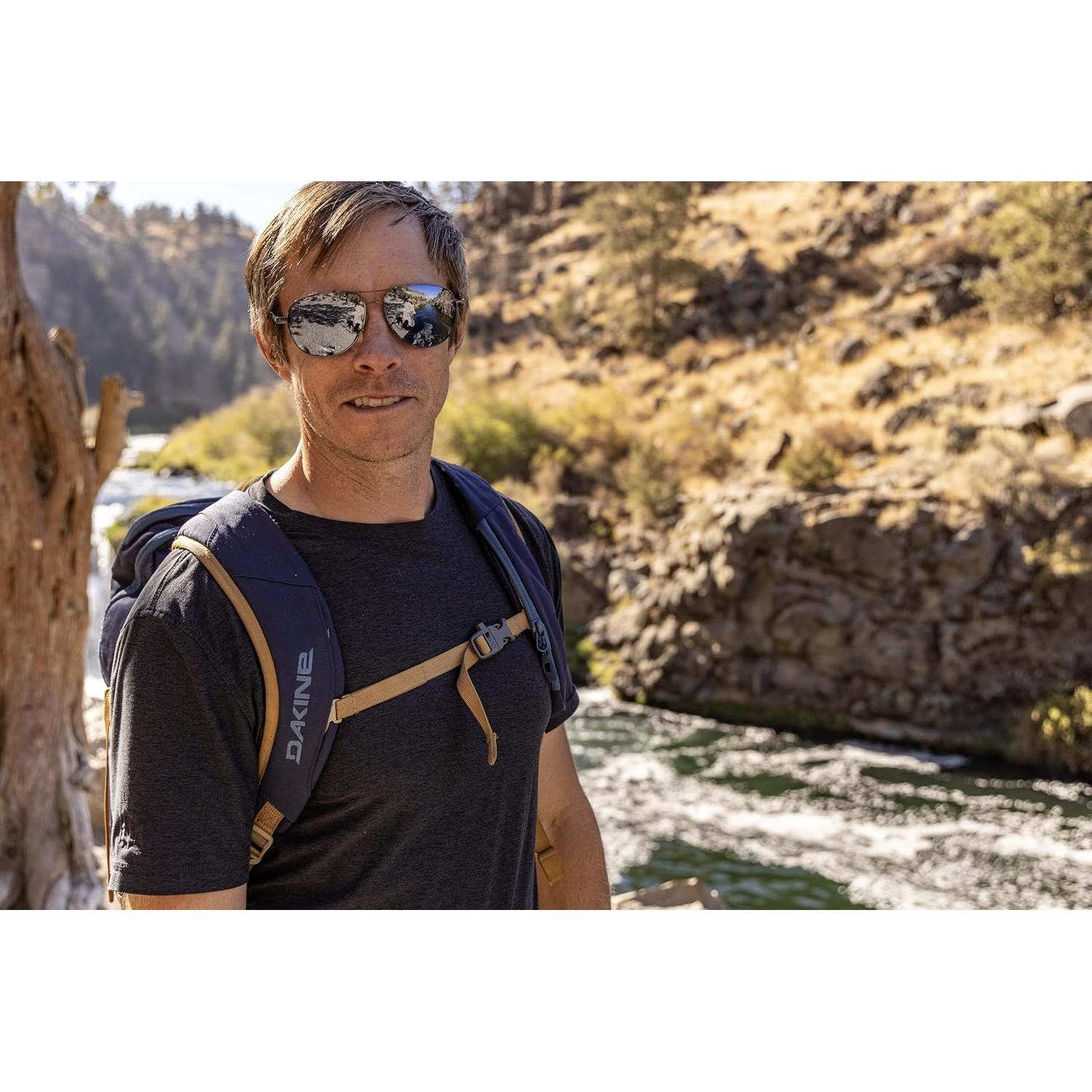 Gafas de Sol Aviador Suncloud Dorado Verde Polarizado