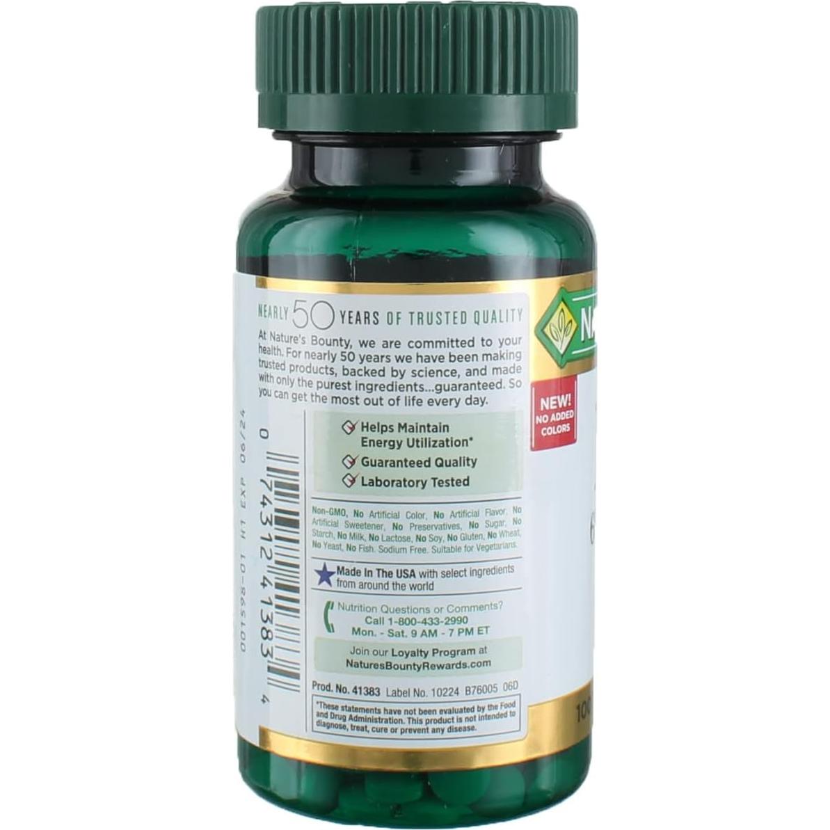 Suplemento de Hierro 65 mg Nature's Bounty 4 Botellas