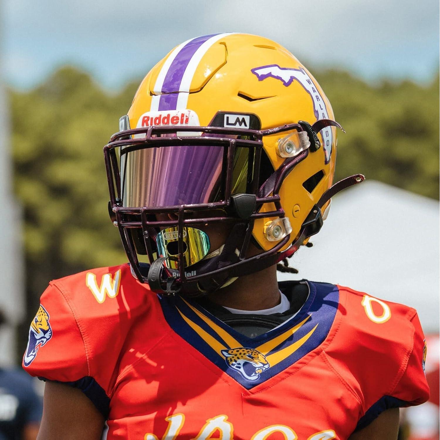 Protector Bucal de Fútbol Battle Sports Oxígeno - Azul/Verde