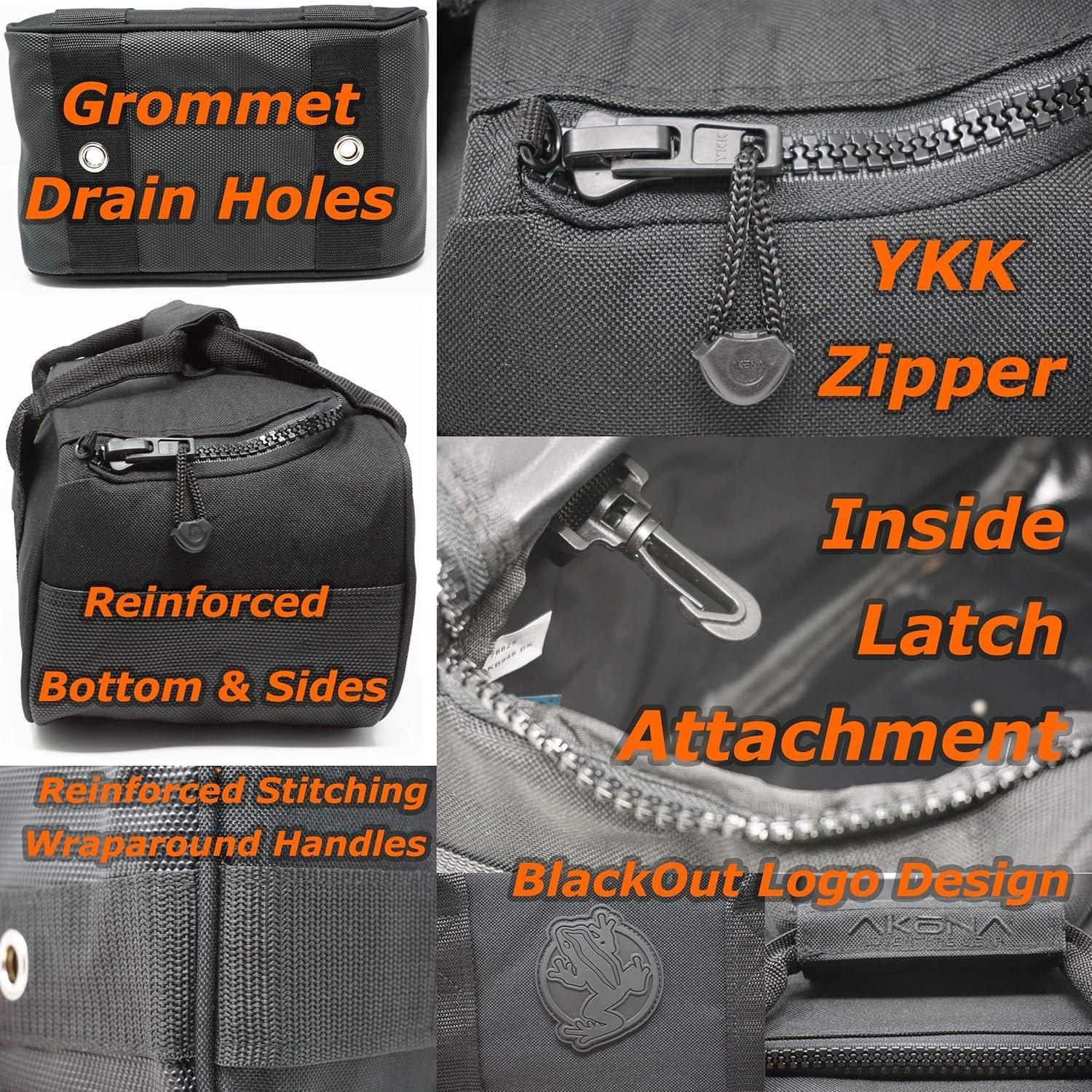 Bolsa de Almacenamiento de Buceo AKONA Blackout 7L Resistente