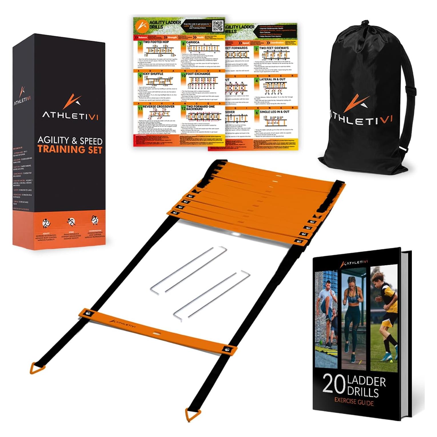 Conjunto de Entrenamiento de Agilidad Athletivi - Escalera 5.49m