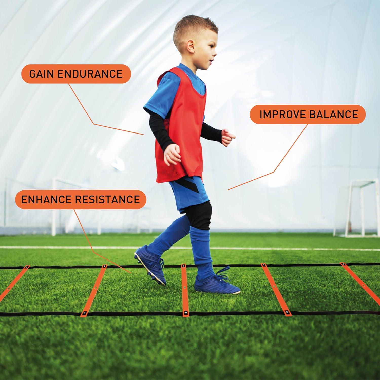 Conjunto de Entrenamiento de Agilidad Athletivi - Escalera 5.49m