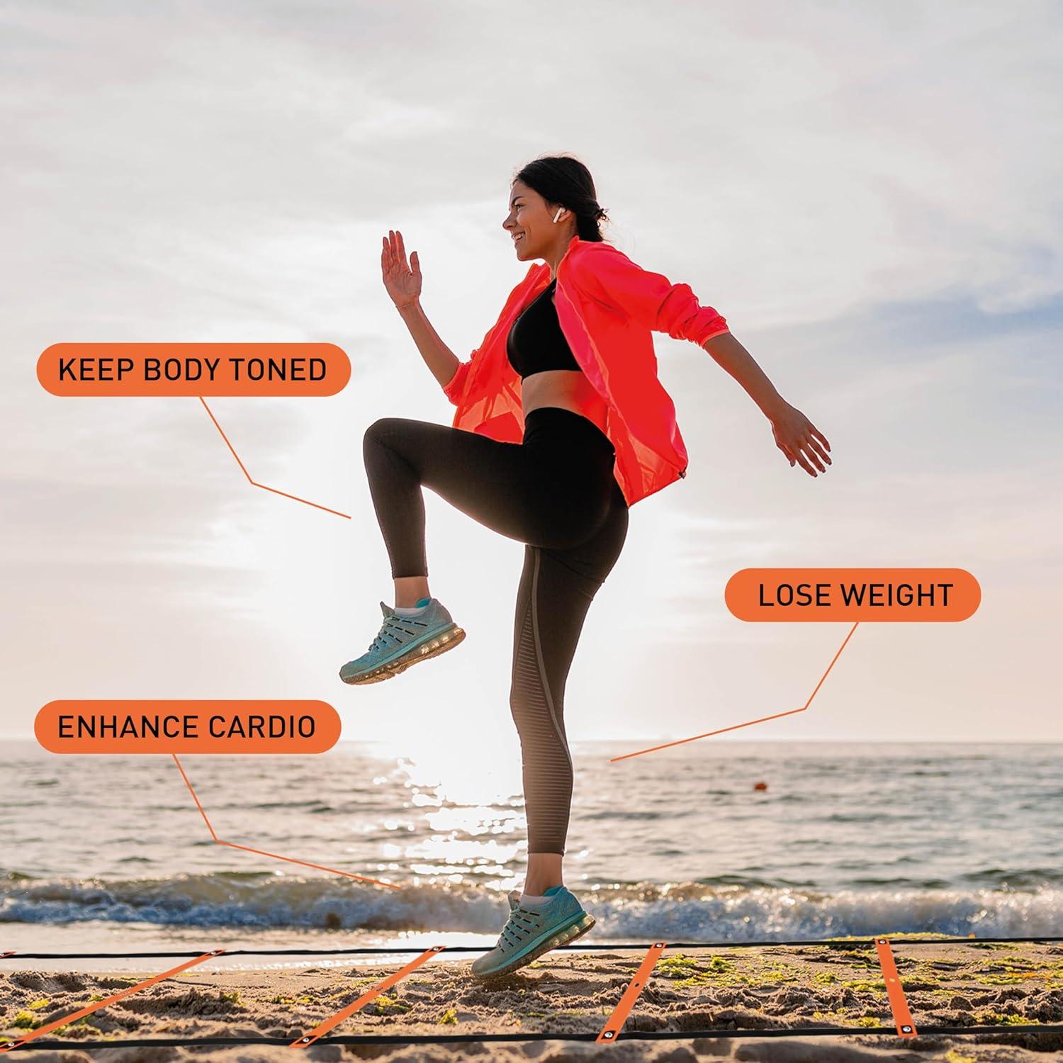 Conjunto de Entrenamiento de Agilidad Athletivi - Escalera 5.49m