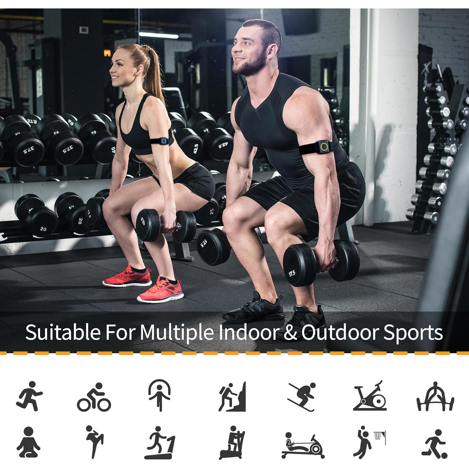 Monitor de Frecuencia Cardíaca EZON C022Pro con Bluetooth y ANT+