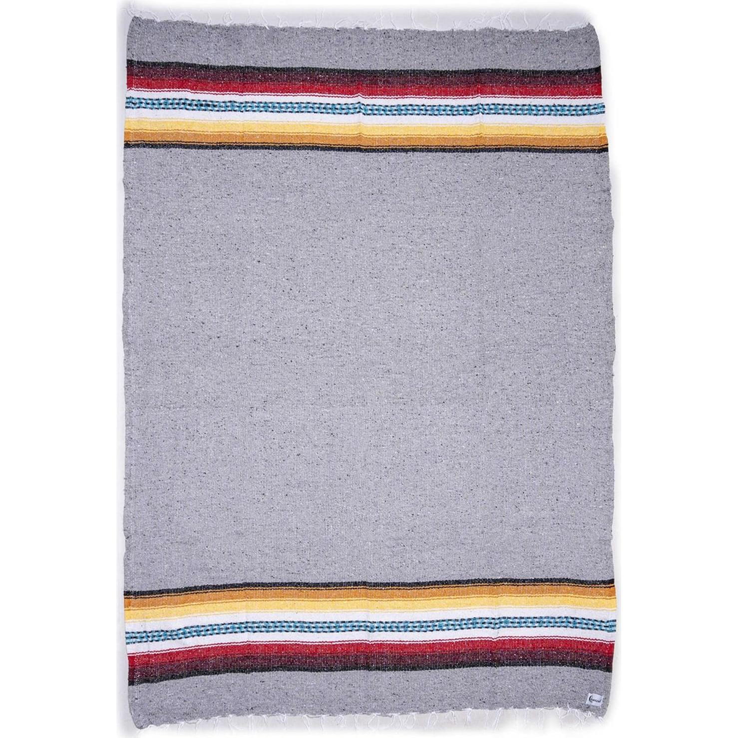 Manta de Yoga Quetzal 4 Pk 188x127 cm Gris/Rojo/Amarillo