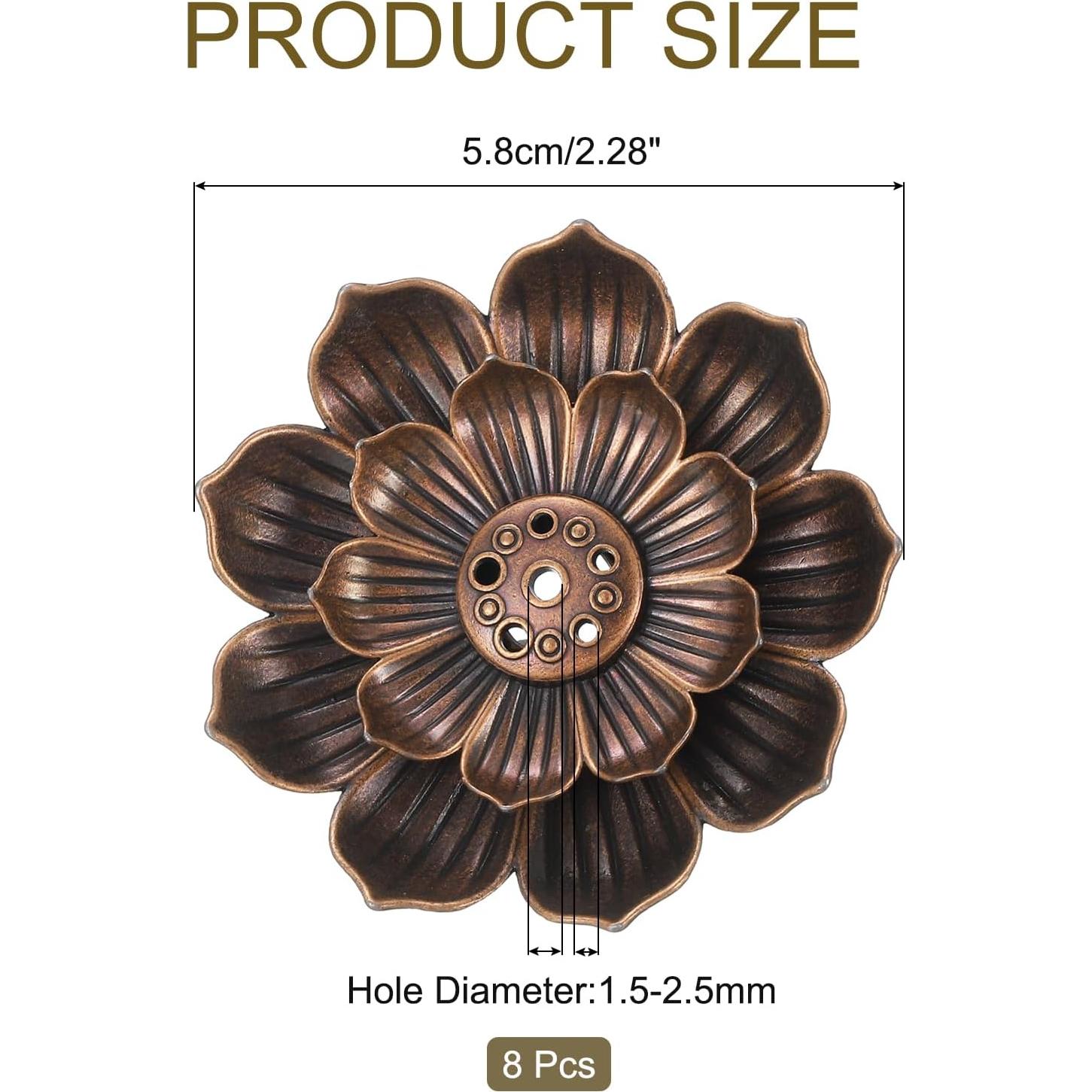 Kit de Soporte para Incienso uxcell - 8 Piezas Cobre