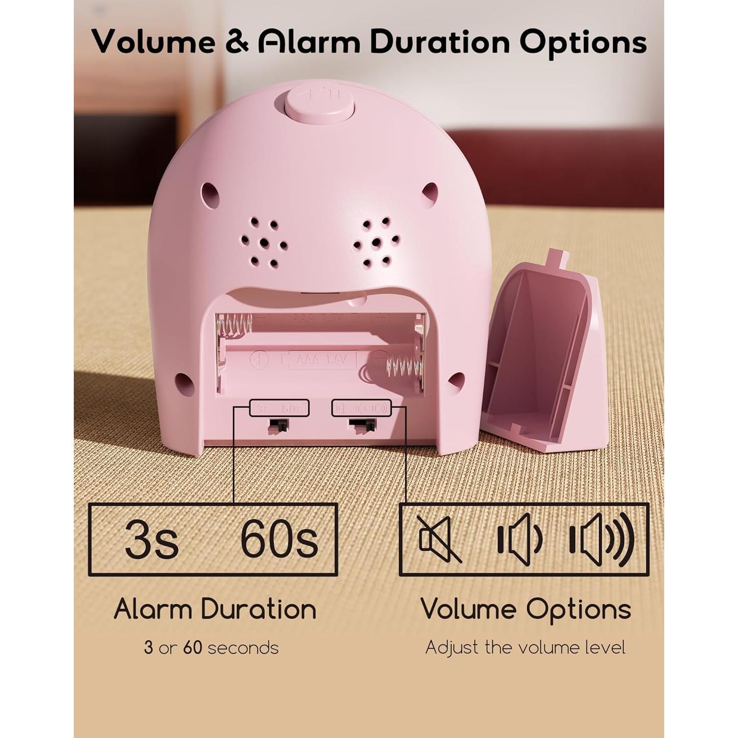 Temporizador Visual BellMan Rosa 60 Minutos Silencioso