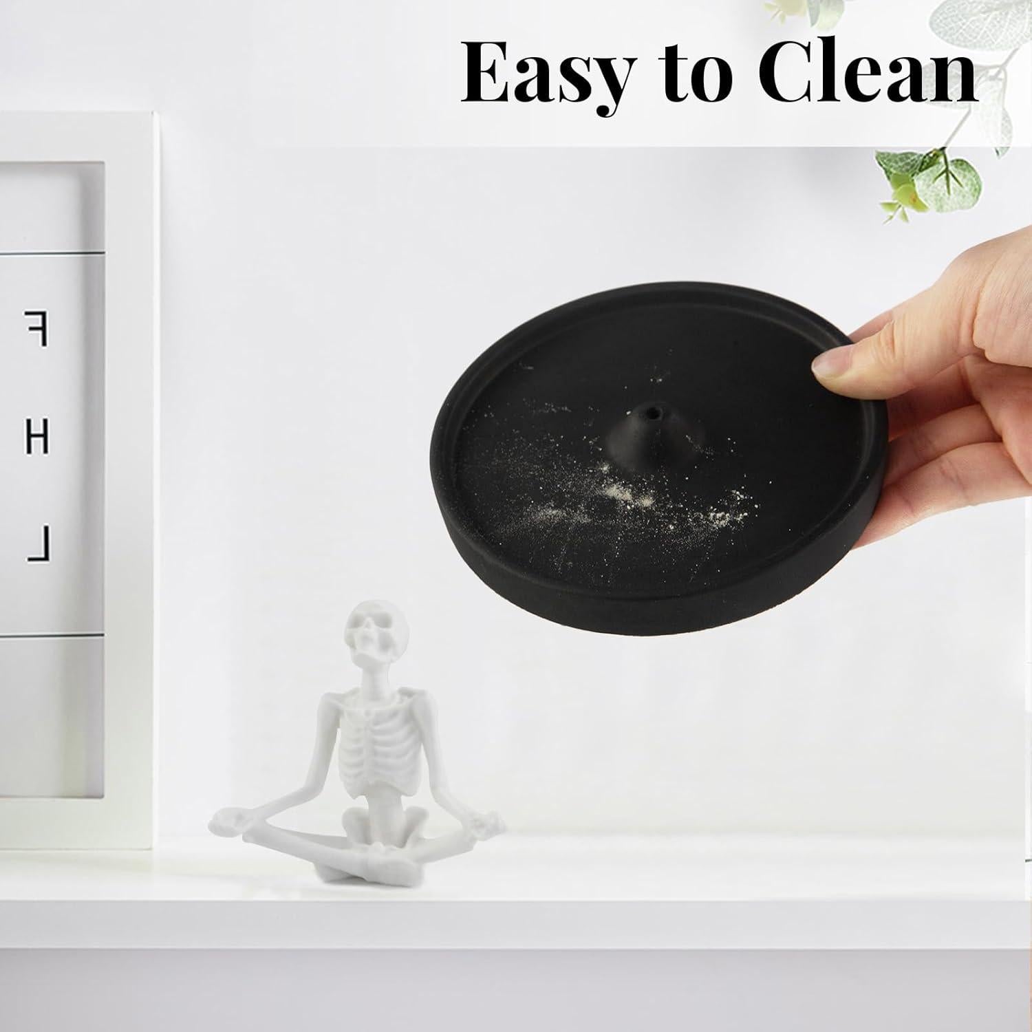 Soporte de Incienso Esqueleto Meditador BEYONGME - 10 cm