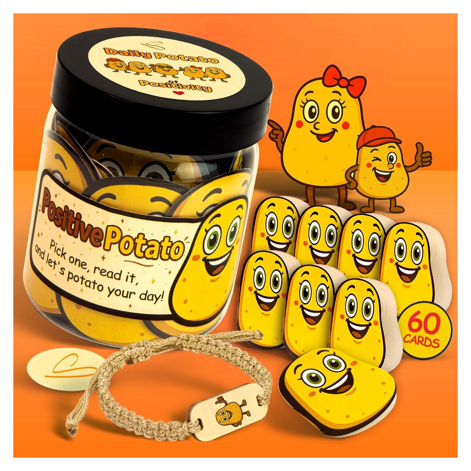 Tarro de Afirmaciones Positivas STOFINITY - 60 Tarjetas Motivacionales