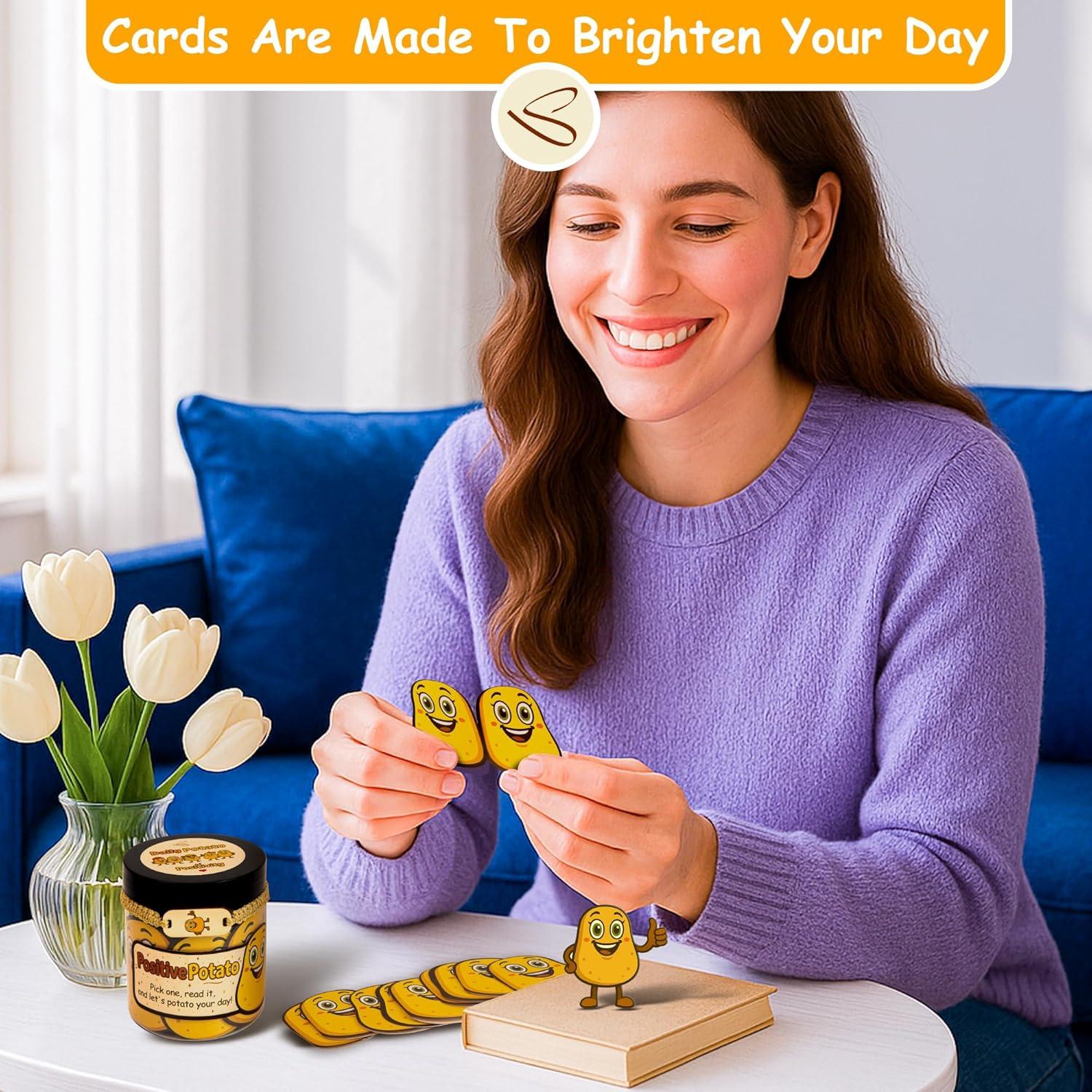 Tarro de Afirmaciones Positivas STOFINITY - 60 Tarjetas Motivacionales