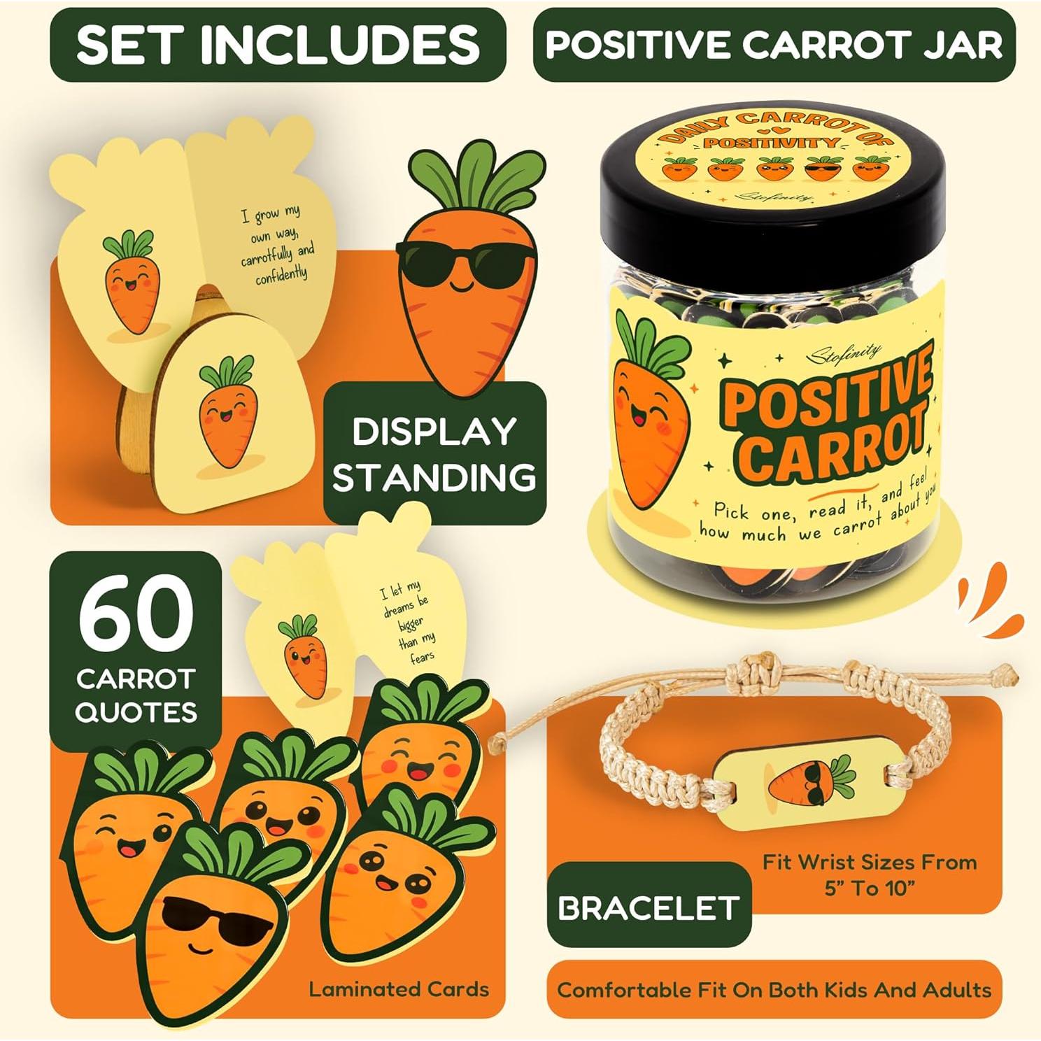 Tarro de Afirmaciones Positivas STOFINITY - 60 Notas Motivacionales