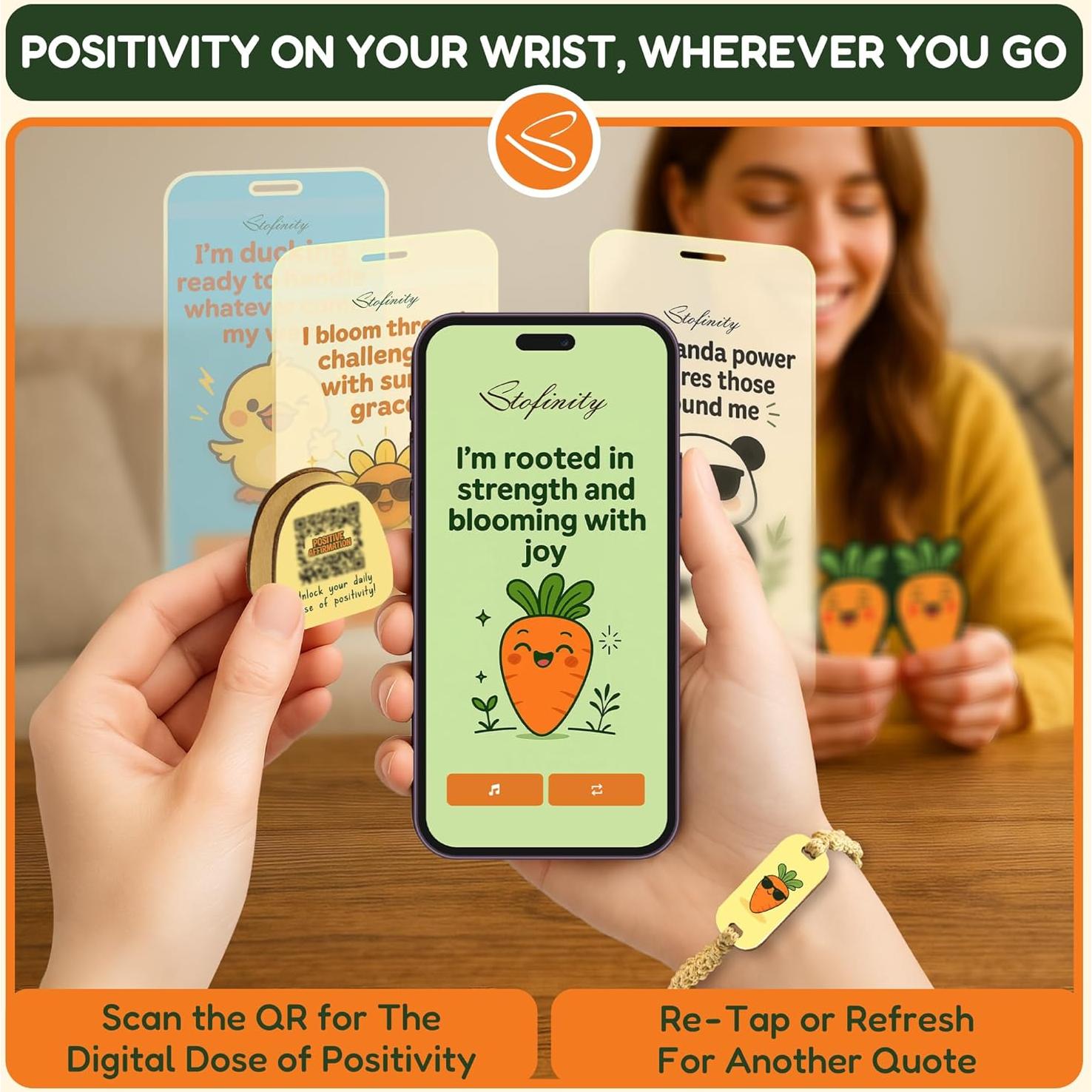 Tarro de Afirmaciones Positivas STOFINITY - 60 Notas Motivacionales