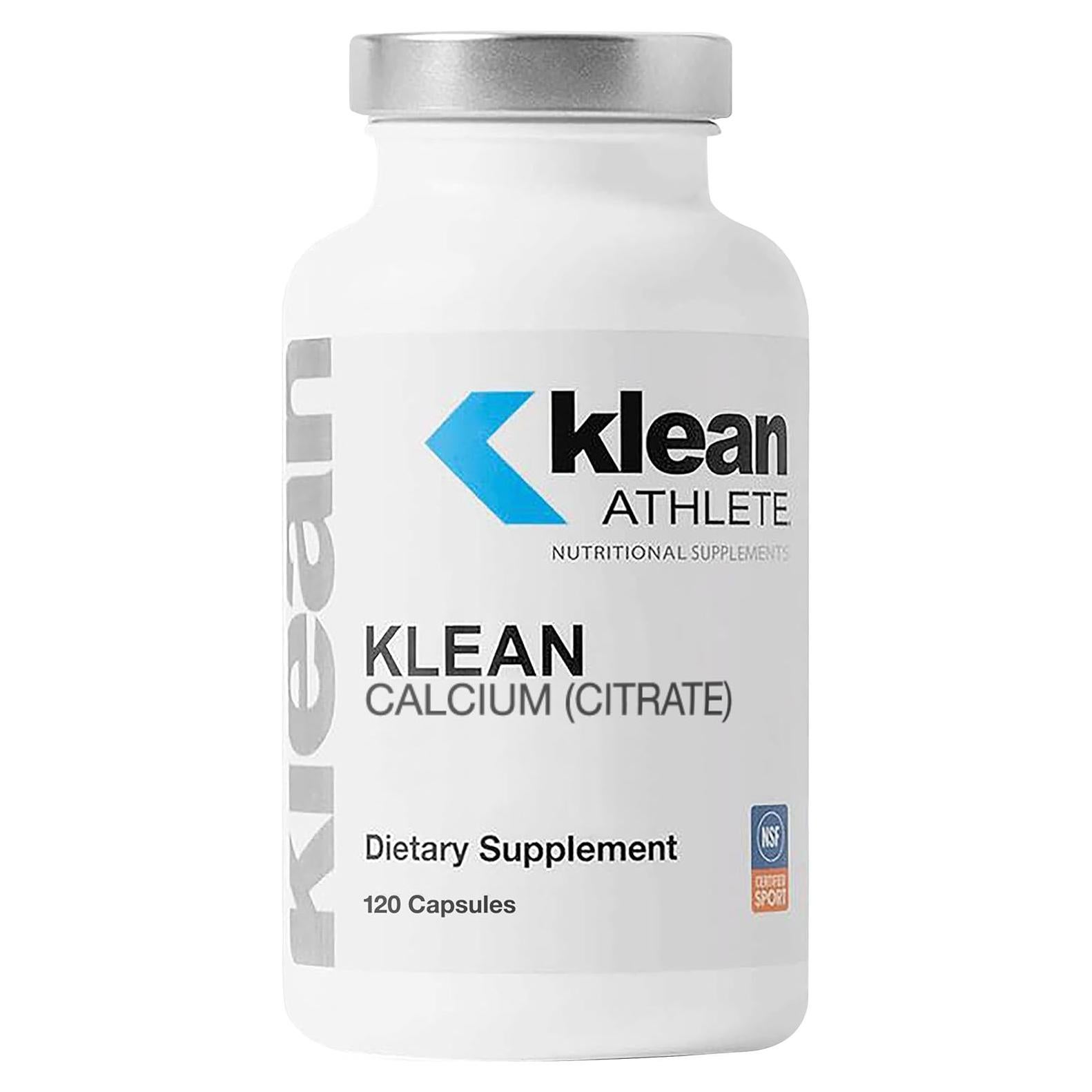 Citrato de Calcio Klean Athlete - 300 mg - 120 Cápsulas Veganas