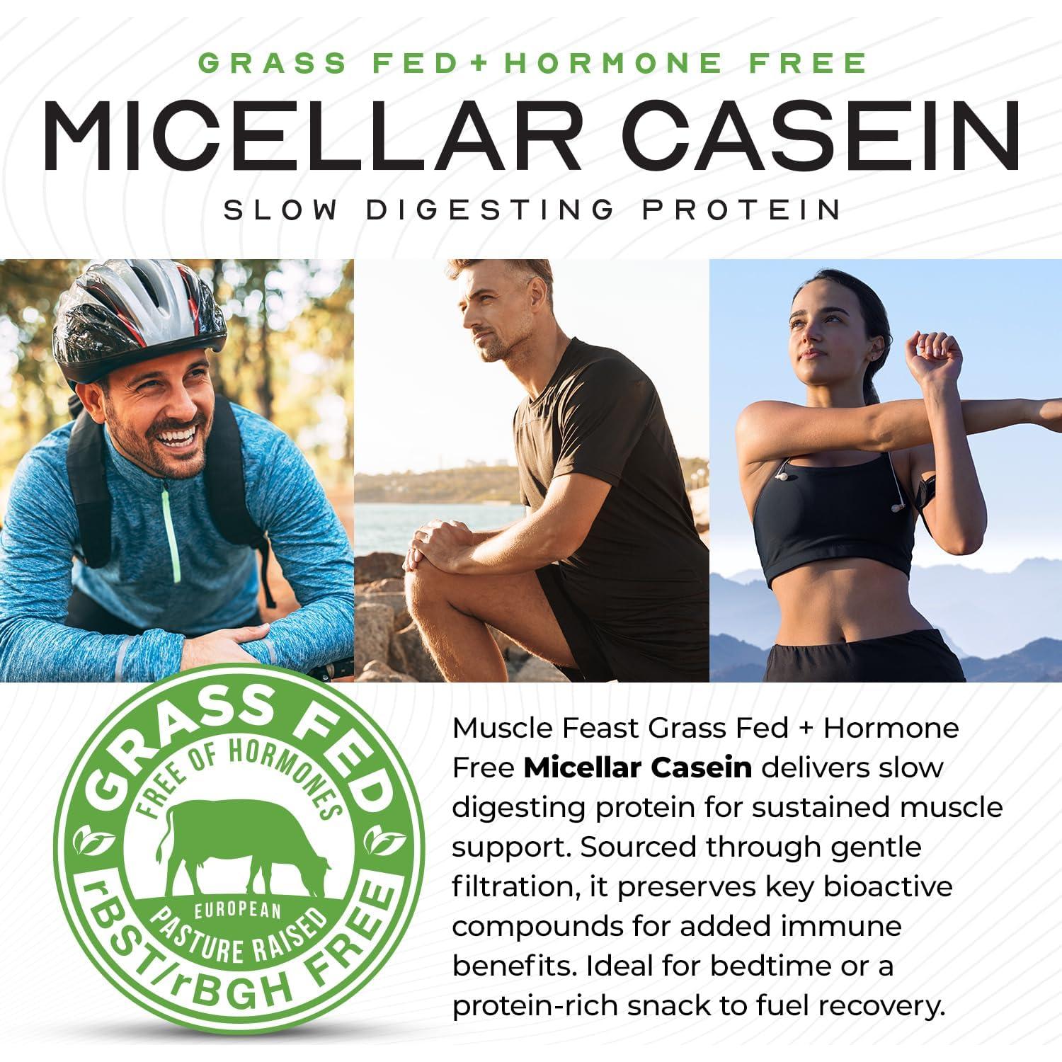 Proteína de Caseína Micelar Muscle Feast 1.81 kg Sin Sabor