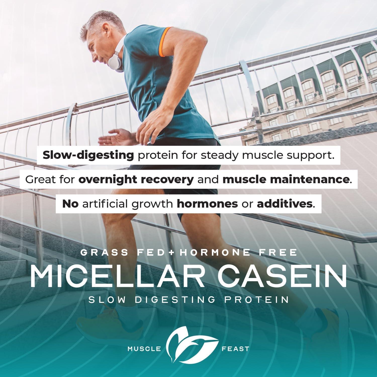 Proteína de Caseína Micelar Muscle Feast 1.81 kg Sin Sabor