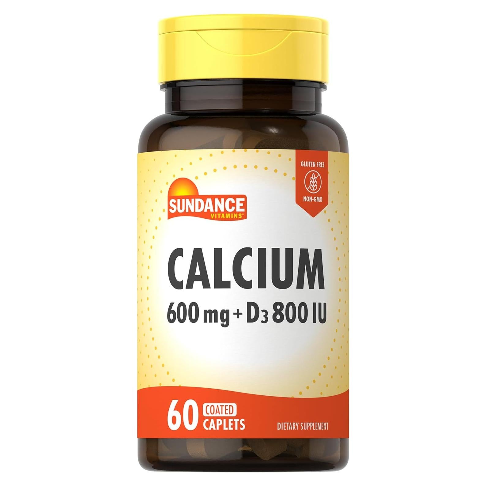Suplemento de Calcio 600mg con D3 Sundance | 60 Comprimidos